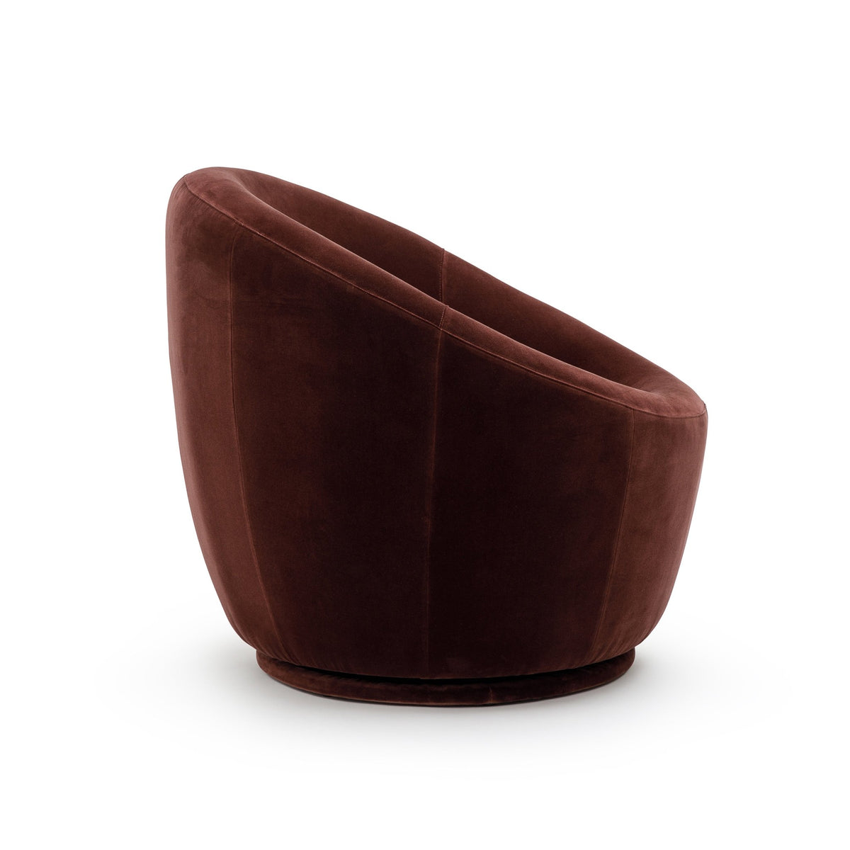 Meg Swivel Chair - Burgundy
