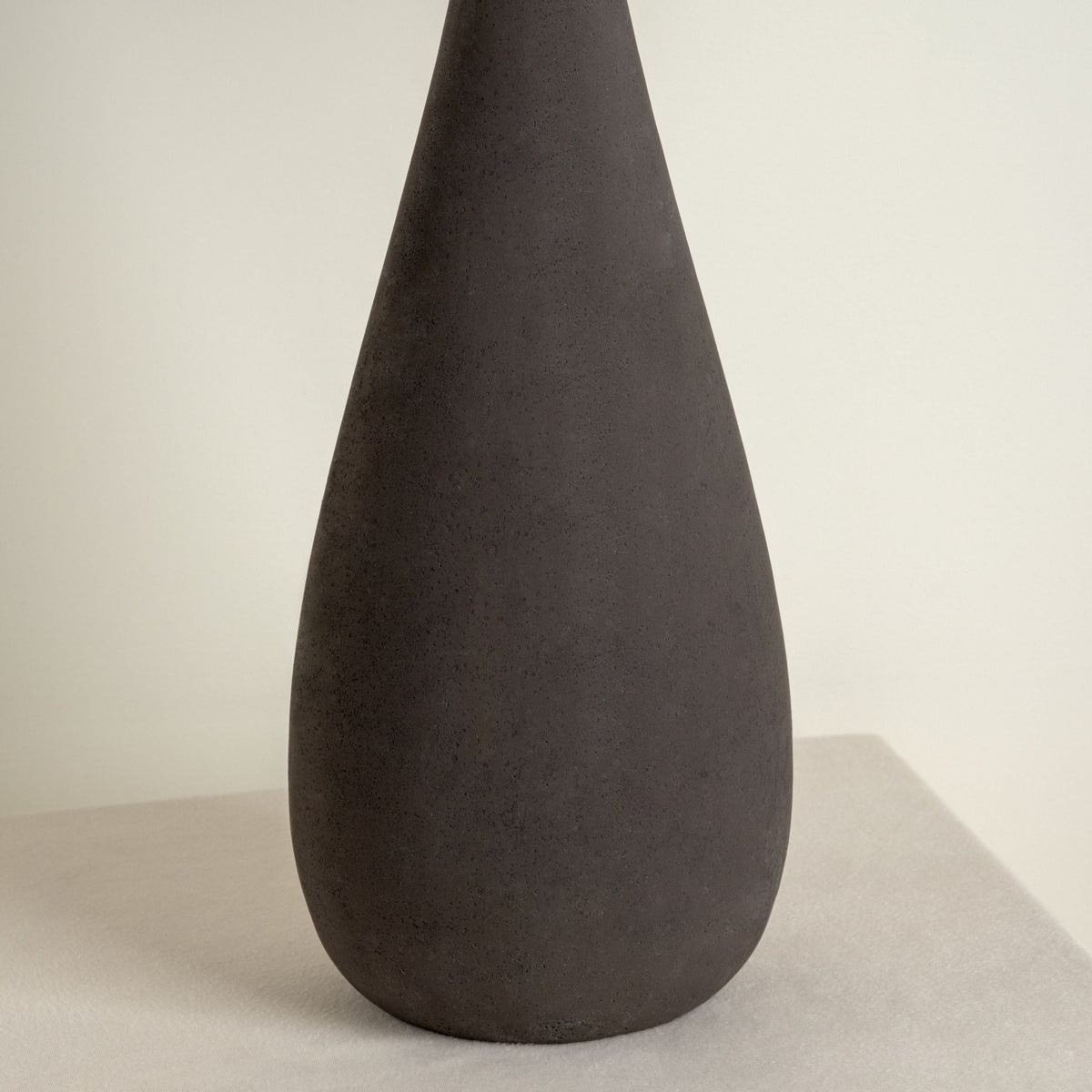 Miata - Charcoal Concrete And Rattan Table Lamp - Table Lamps Lights&Lamps Loom Collection Dubai