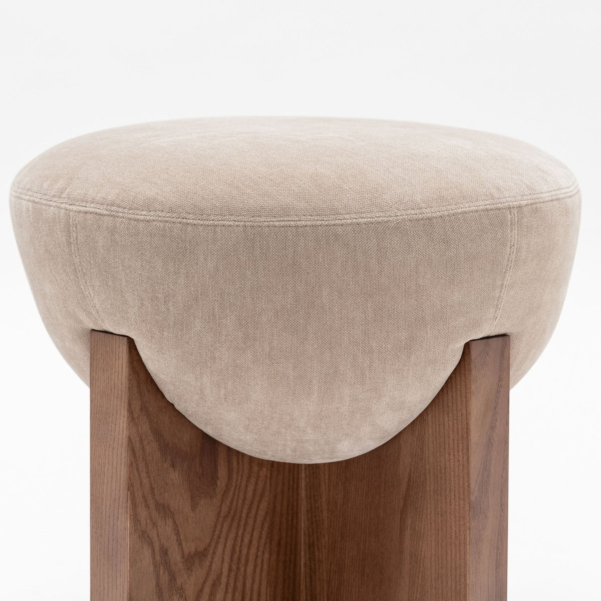 Milo Ottoman - Mushroom - Ottomans Loom Collection Loom Collection Dubai