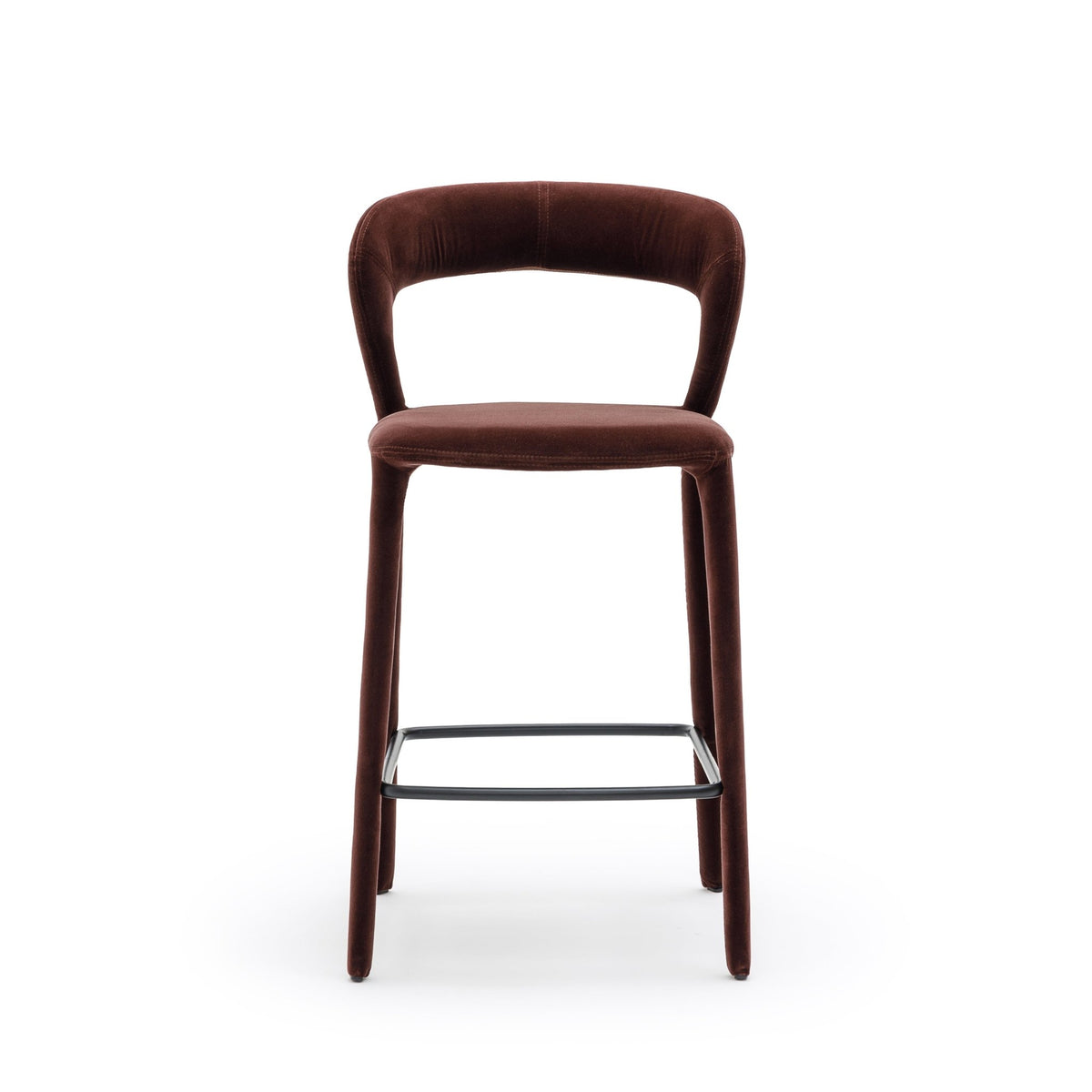 Monaco Counter Chair - Burgundy