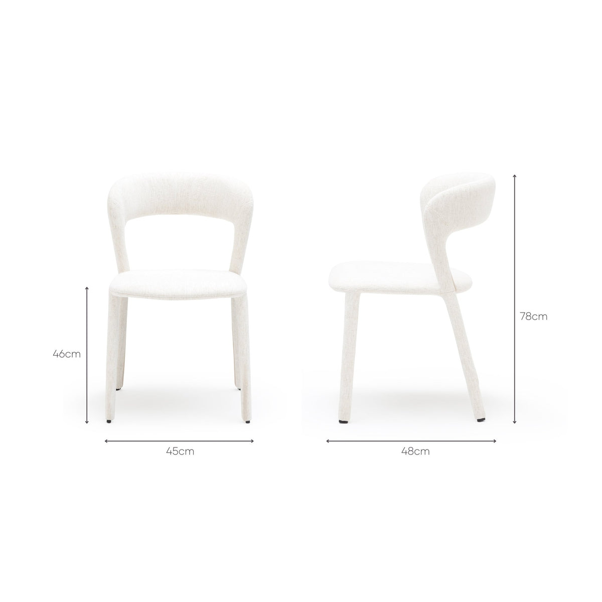 Monaco Dining Chair - Oatmeal