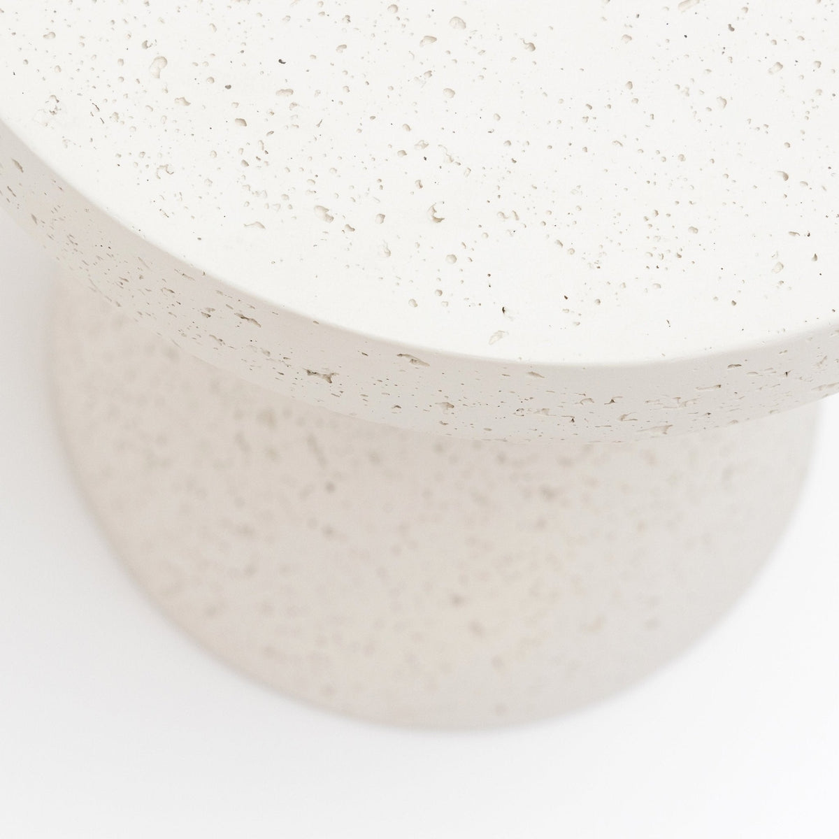 Myco Side Table - Ivory - Side Tables Loom Collection Loom Collection Dubai