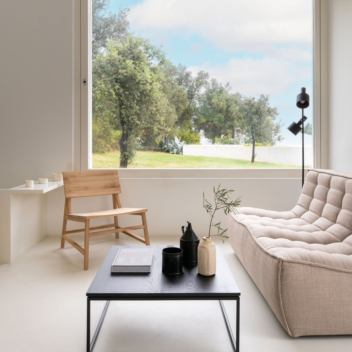 N701 Sofa - Beige - 2 Seater