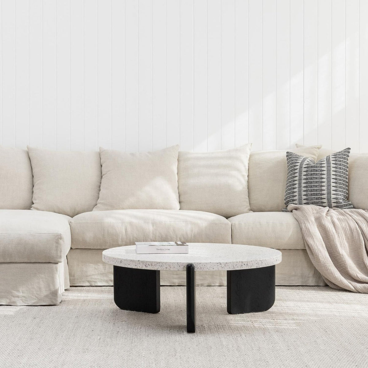 Native Coffee Table - Nougat & Black Oak - Coffee Tables Tolv Loom Collection Dubai
