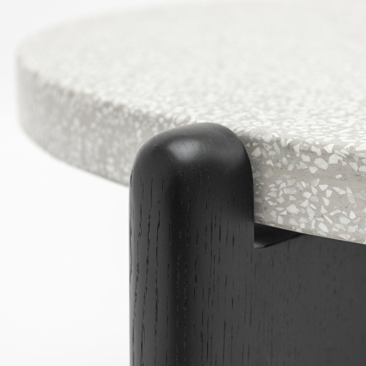 Native Coffee Table - Warm Cement & Black Oak - Coffee Tables Tolv Loom Collection Dubai