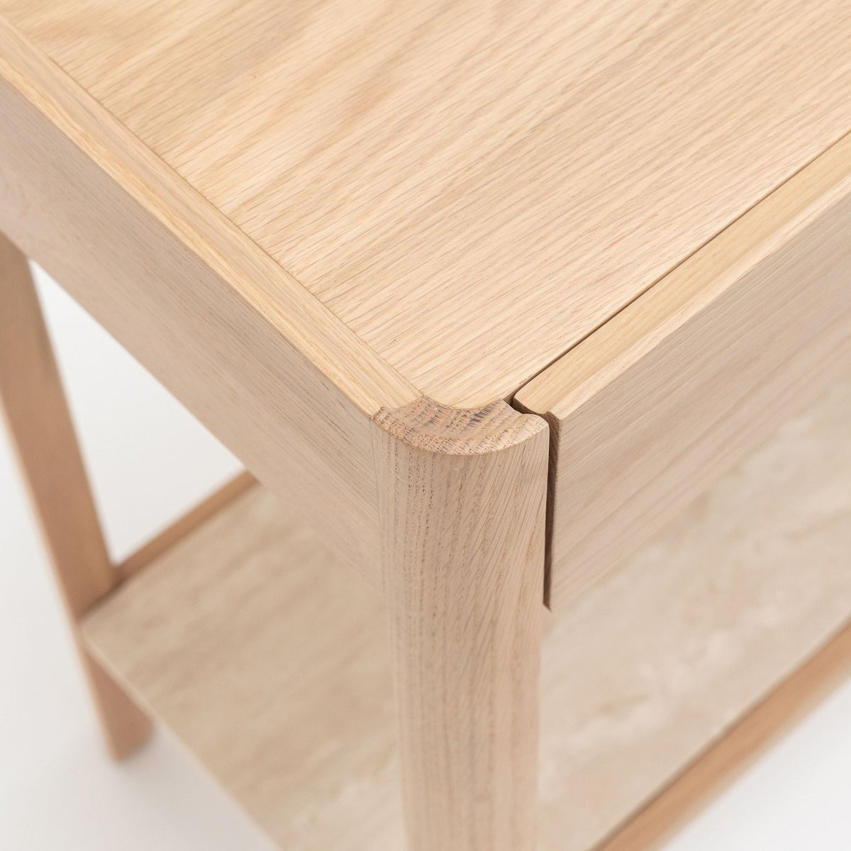 Nell Console - Blonde Oak & Travertine - Tolv Loom Collection Dubai
