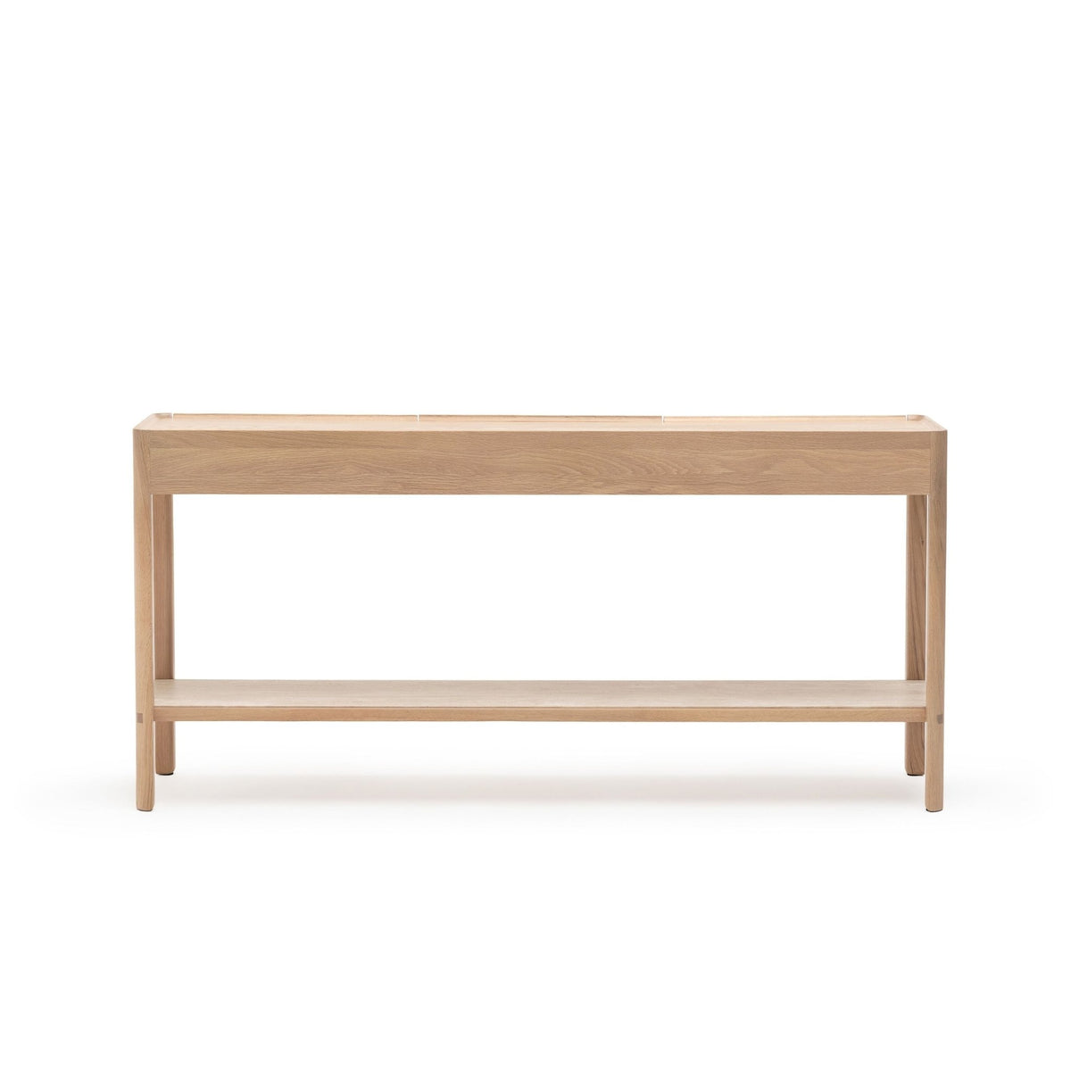 Nell Console - Blonde Oak & Travertine - Tolv Loom Collection Dubai
