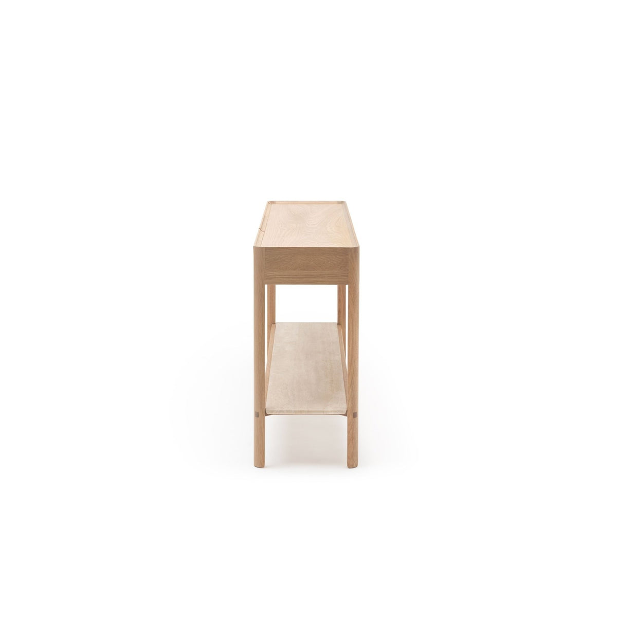 Nell Console - Blonde Oak & Travertine - Tolv Loom Collection Dubai
