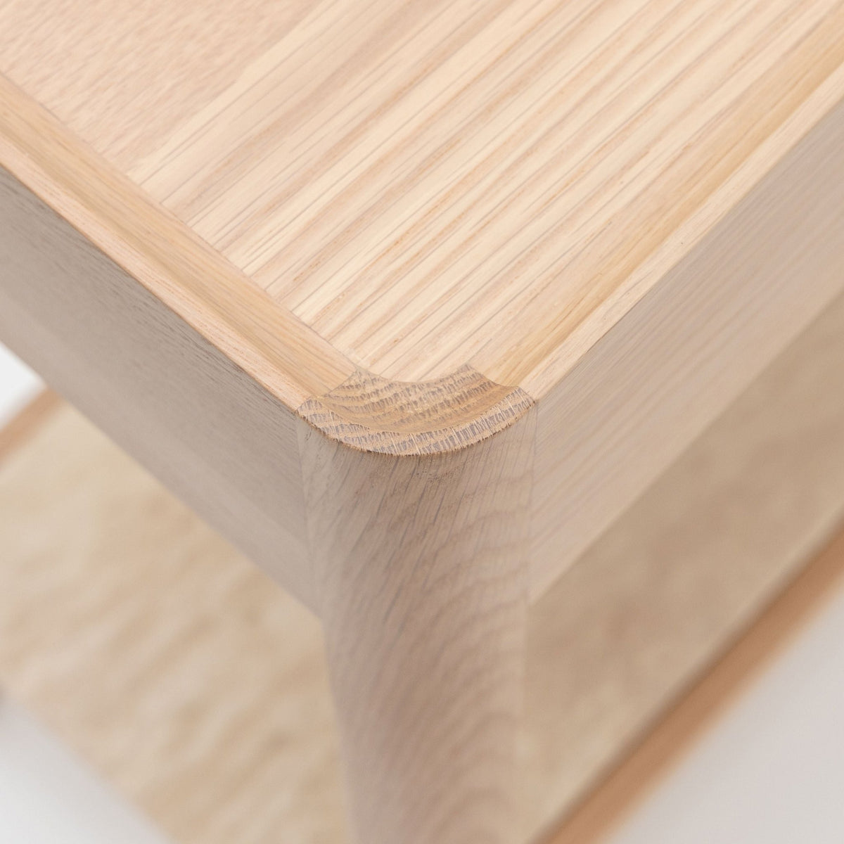 Nell Console - Blonde Oak & Travertine - Tolv Loom Collection Dubai