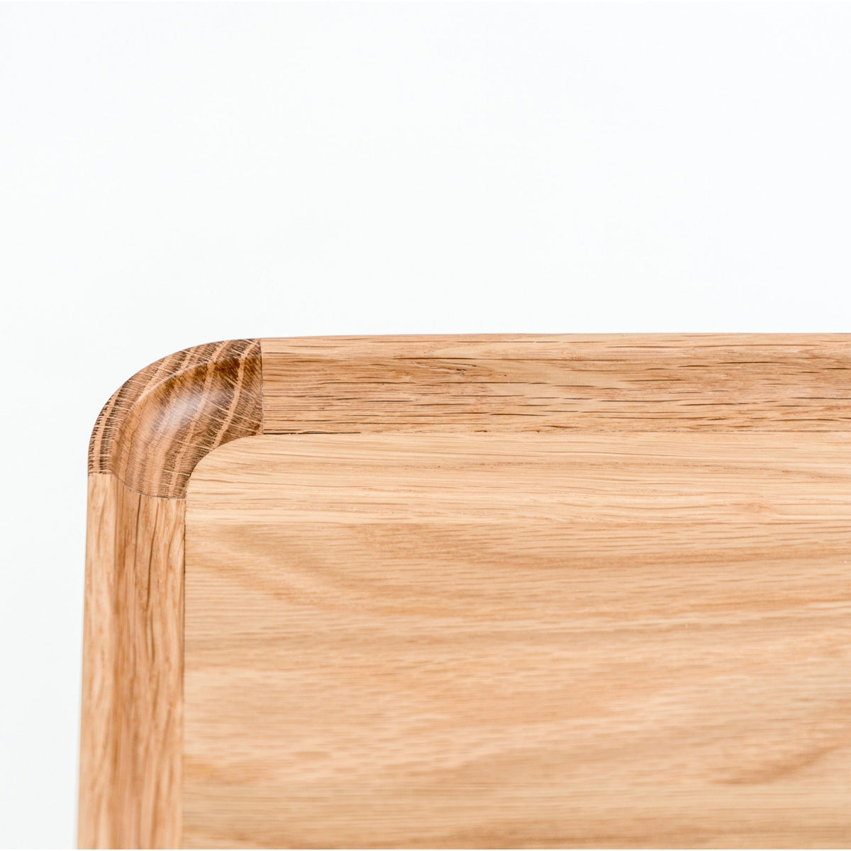 Nell Console - Light Oak & Bianca Carrara
