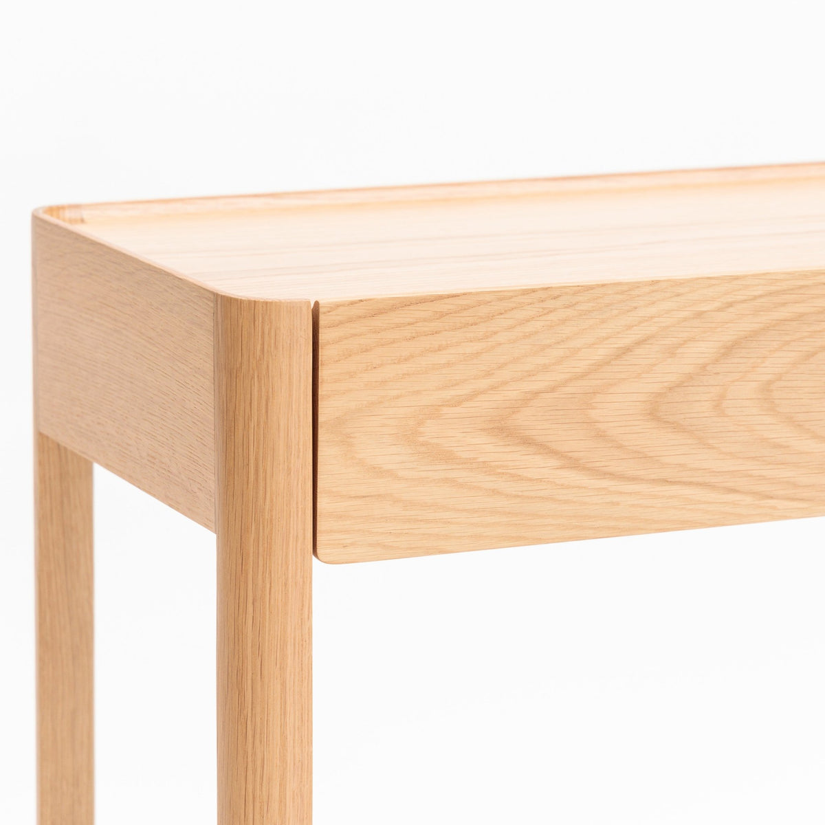 Nell Console - Light Oak & Bianca Carrara