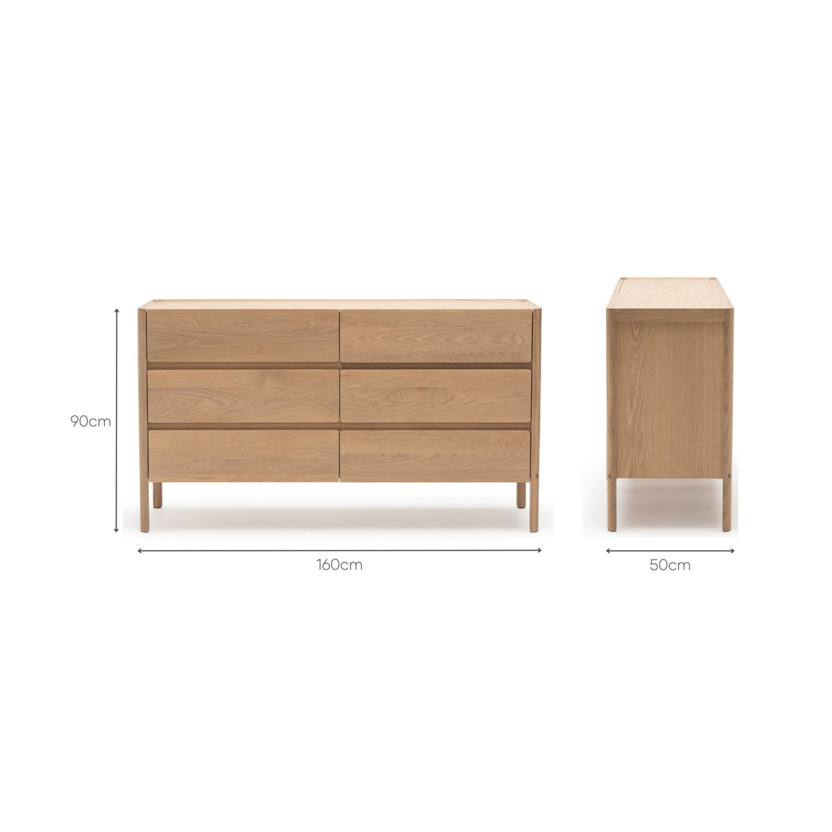 Nell Dresser - Blonde Oak - Buffets & Sideboards Tolv Loom Collection Dubai