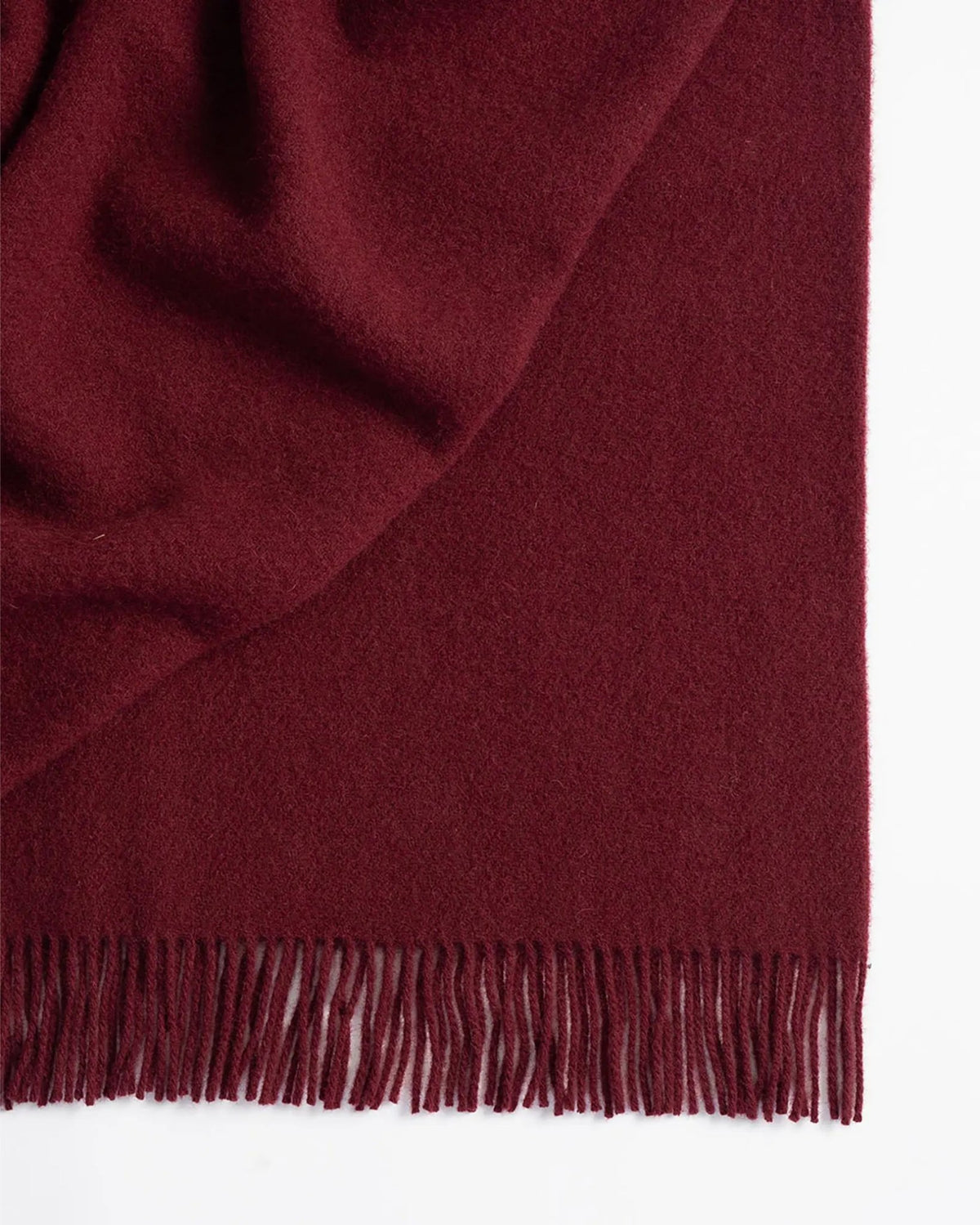 Nevis Throw - Rhubarb