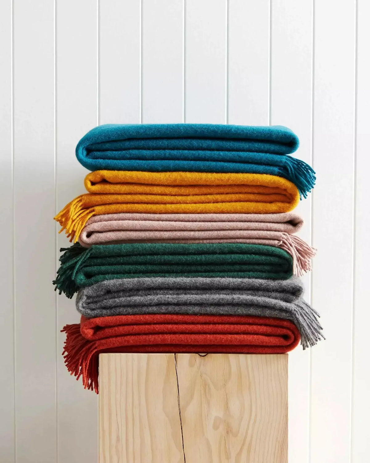 Nevis Throw - Saffron