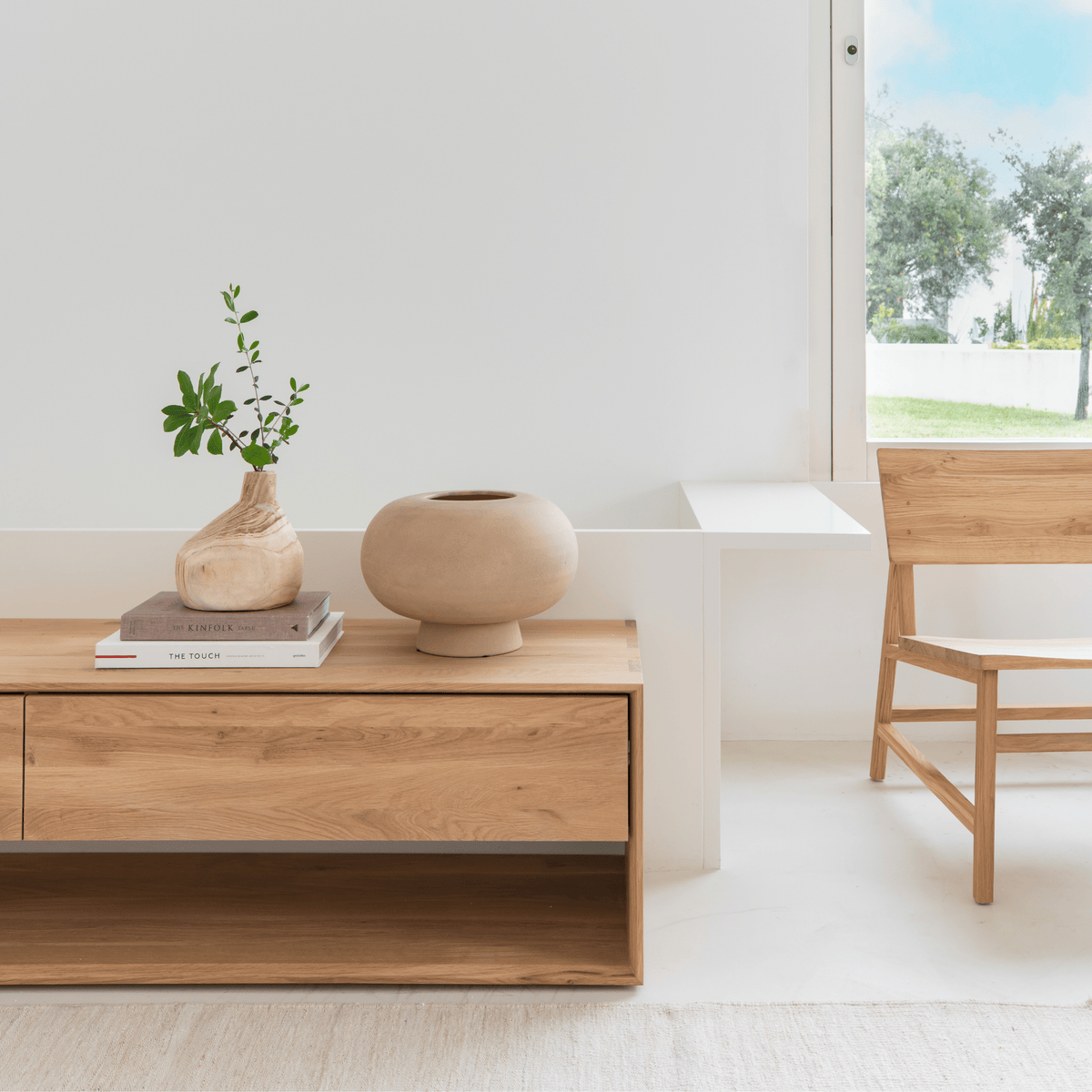 Nordic TV Cupboard - TV and Entertainment Units Ethnicraft Loom Collection Dubai