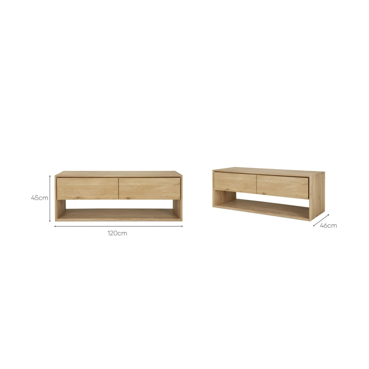 Nordic TV Cupboard - TV and Entertainment Units Ethnicraft Loom Collection Dubai