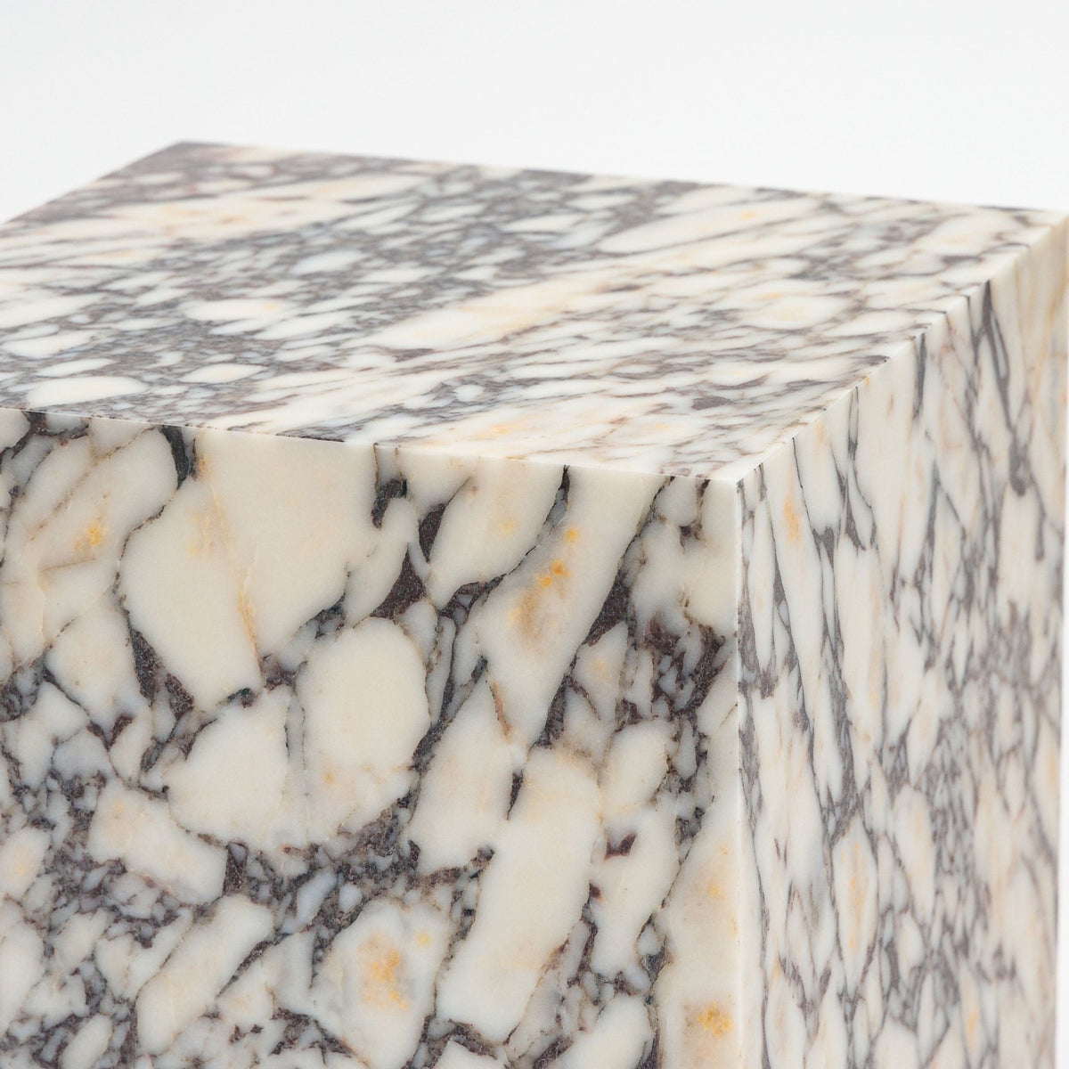 Nuba Pedestal - Calacatta Viola - Pedestals Loom Collection Loom Collection Dubai