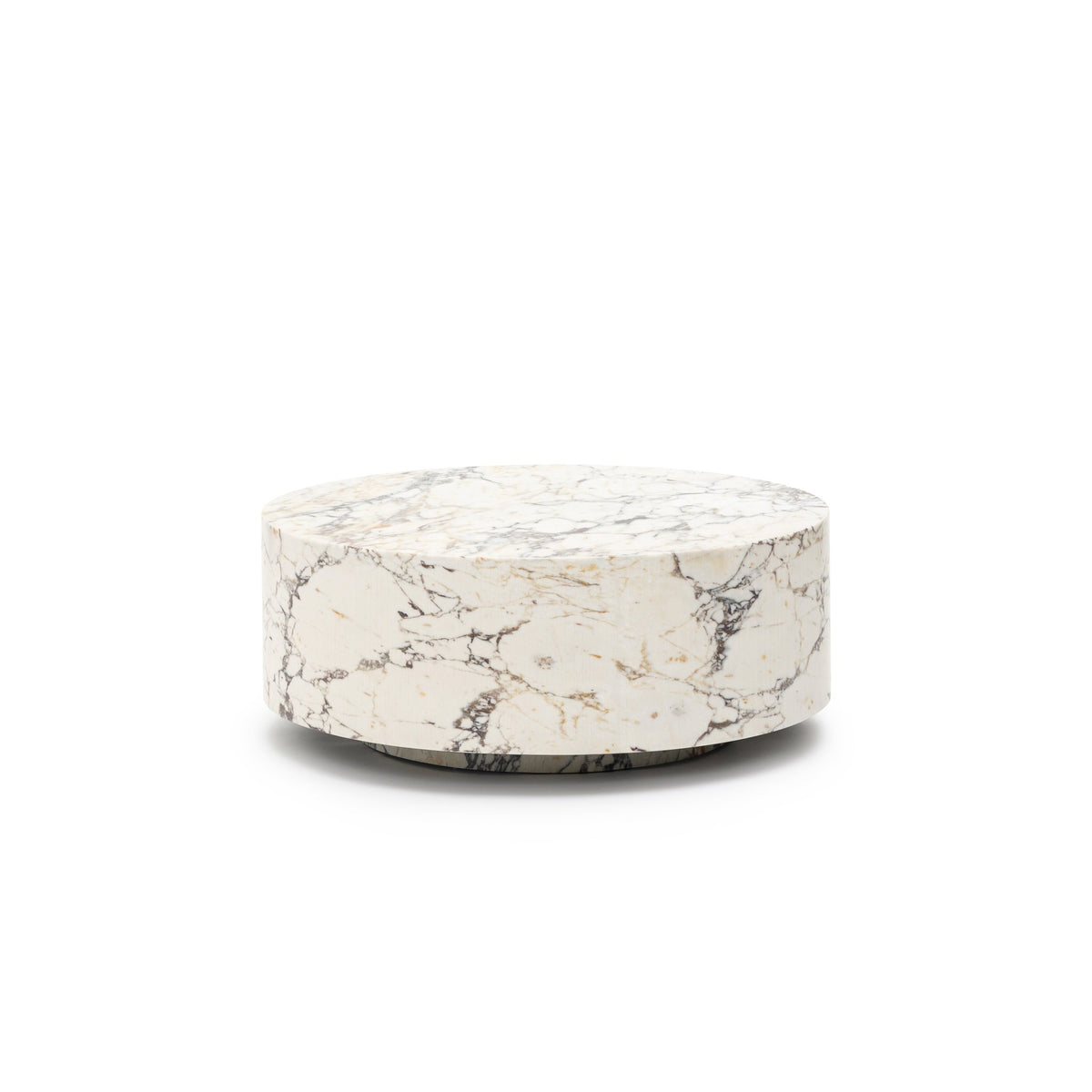 Nuba Round Coffee Table - Calacatta Viola
