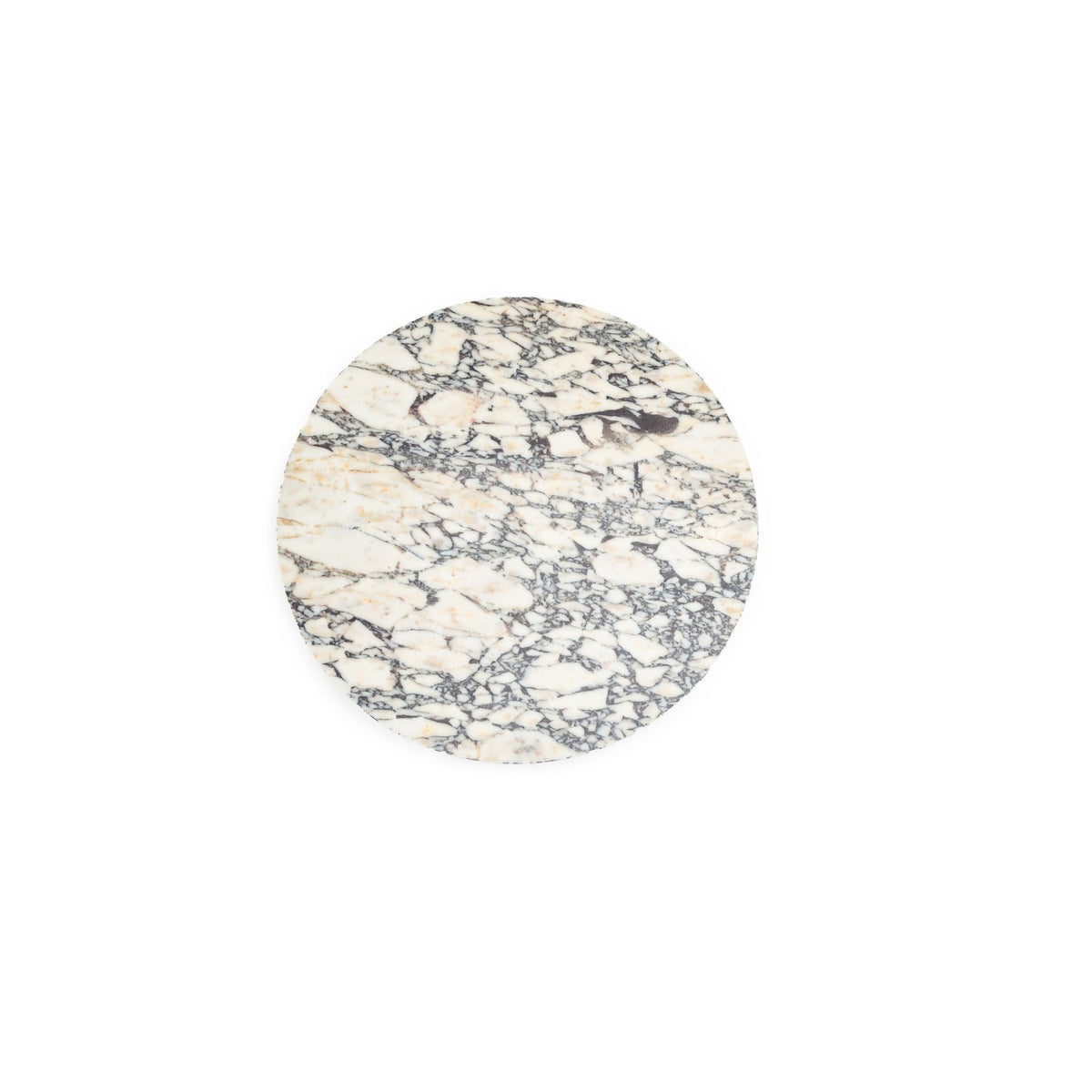Nuba Round Coffee Table - Calacatta Viola - Coffee Tables Loom Collection Loom Collection Dubai