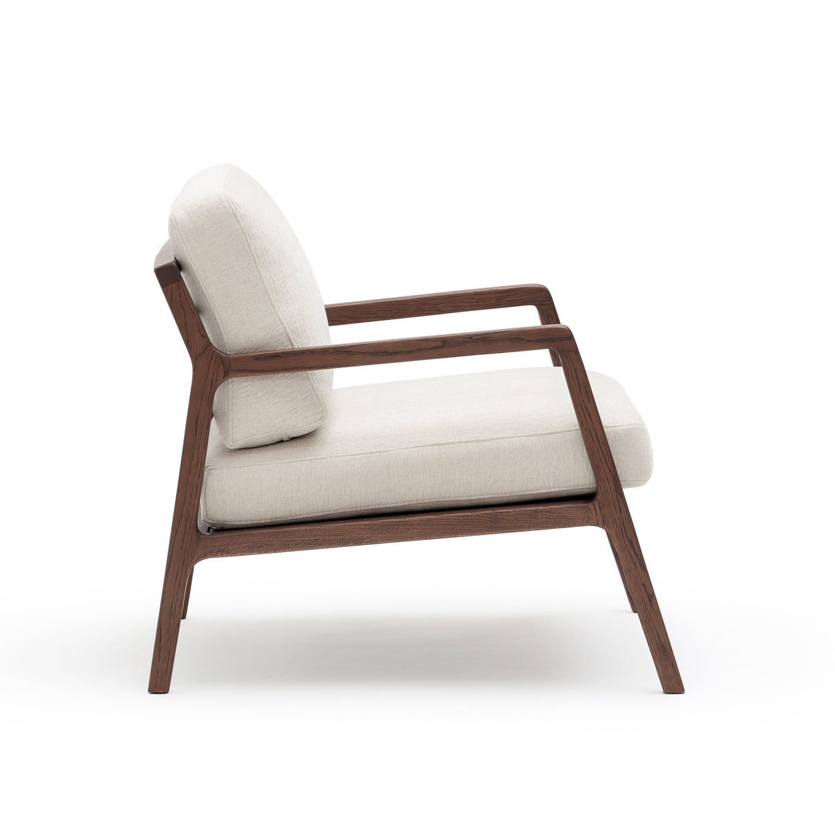 Nysse Armchair - Espresso Oak & Macadamia
