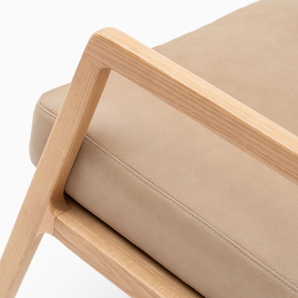 Nysse Armchair - Light Oak & Desert - Accent Chairs Tolv Loom Collection Dubai