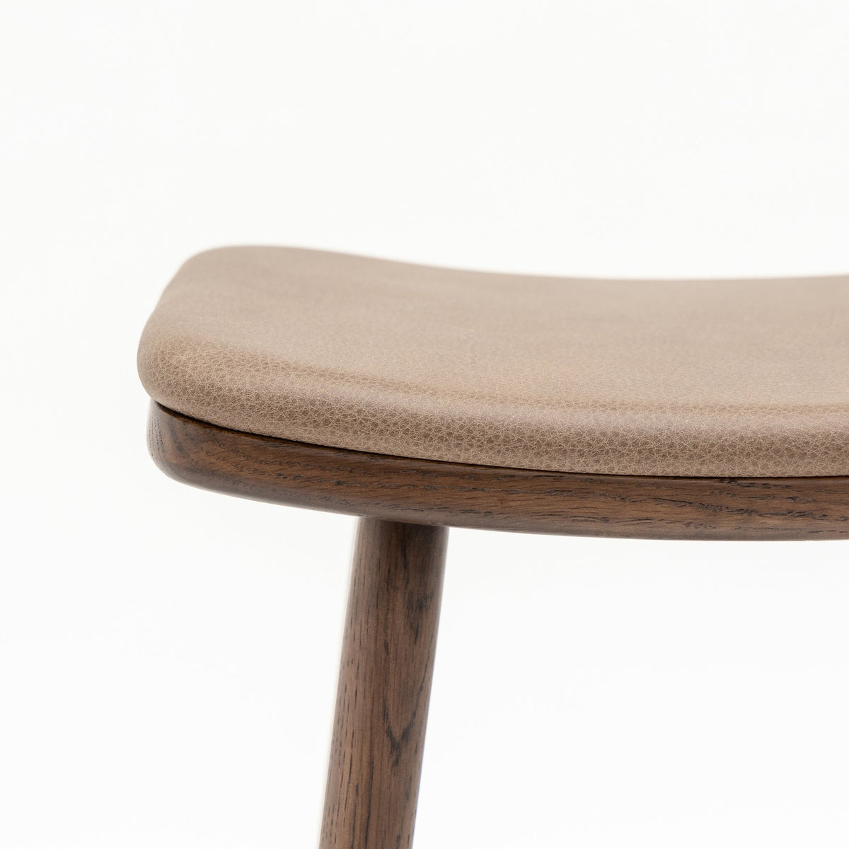 Odd Counter Stool - Espresso Oak & Montana Anvil Leather