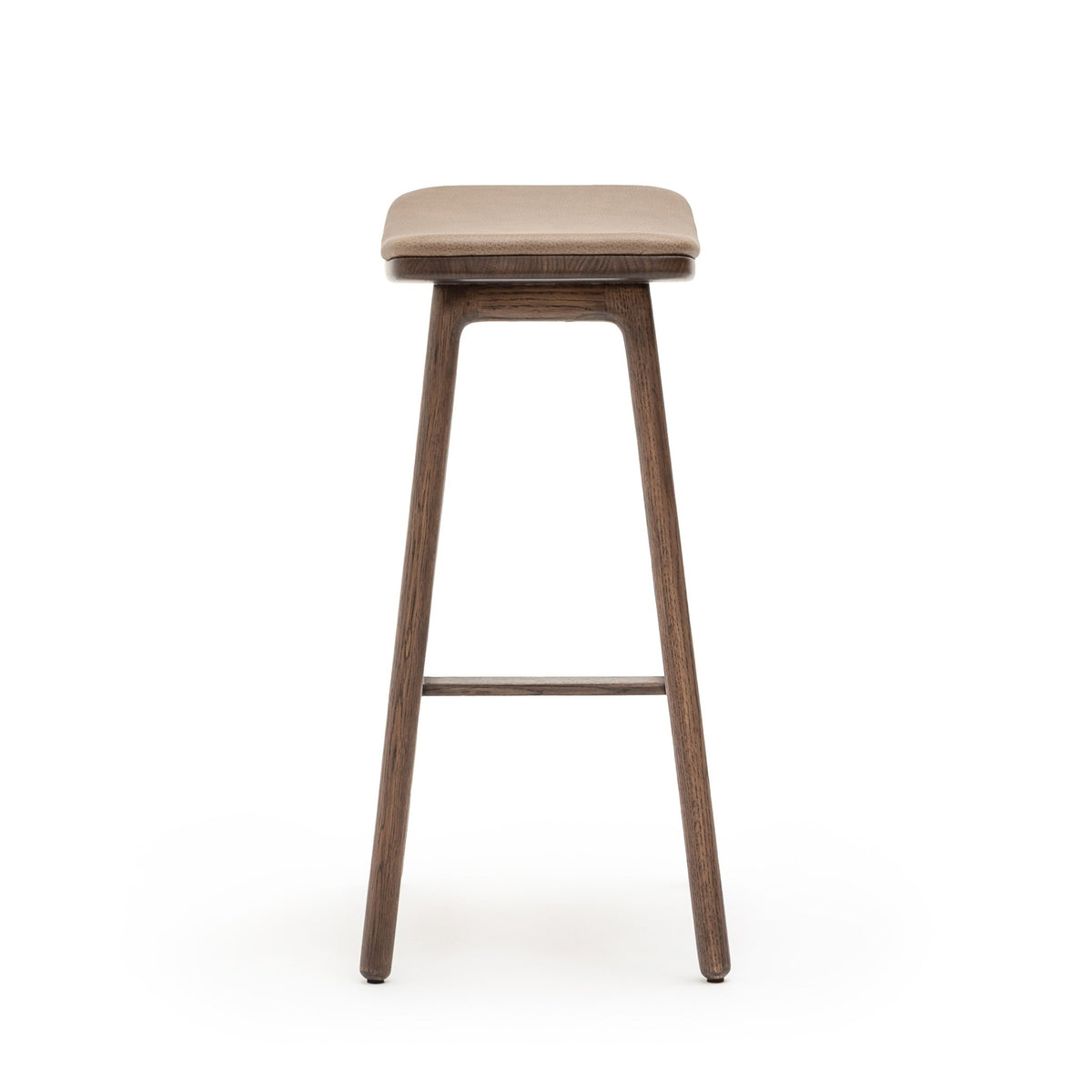 Odd Counter Stool - Espresso Oak & Montana Anvil Leather