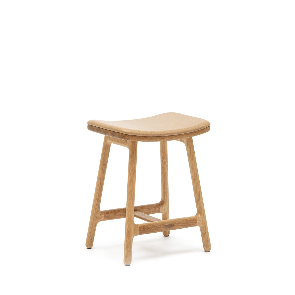 Odd Low Stool - Light Oak & Alabama Pecan