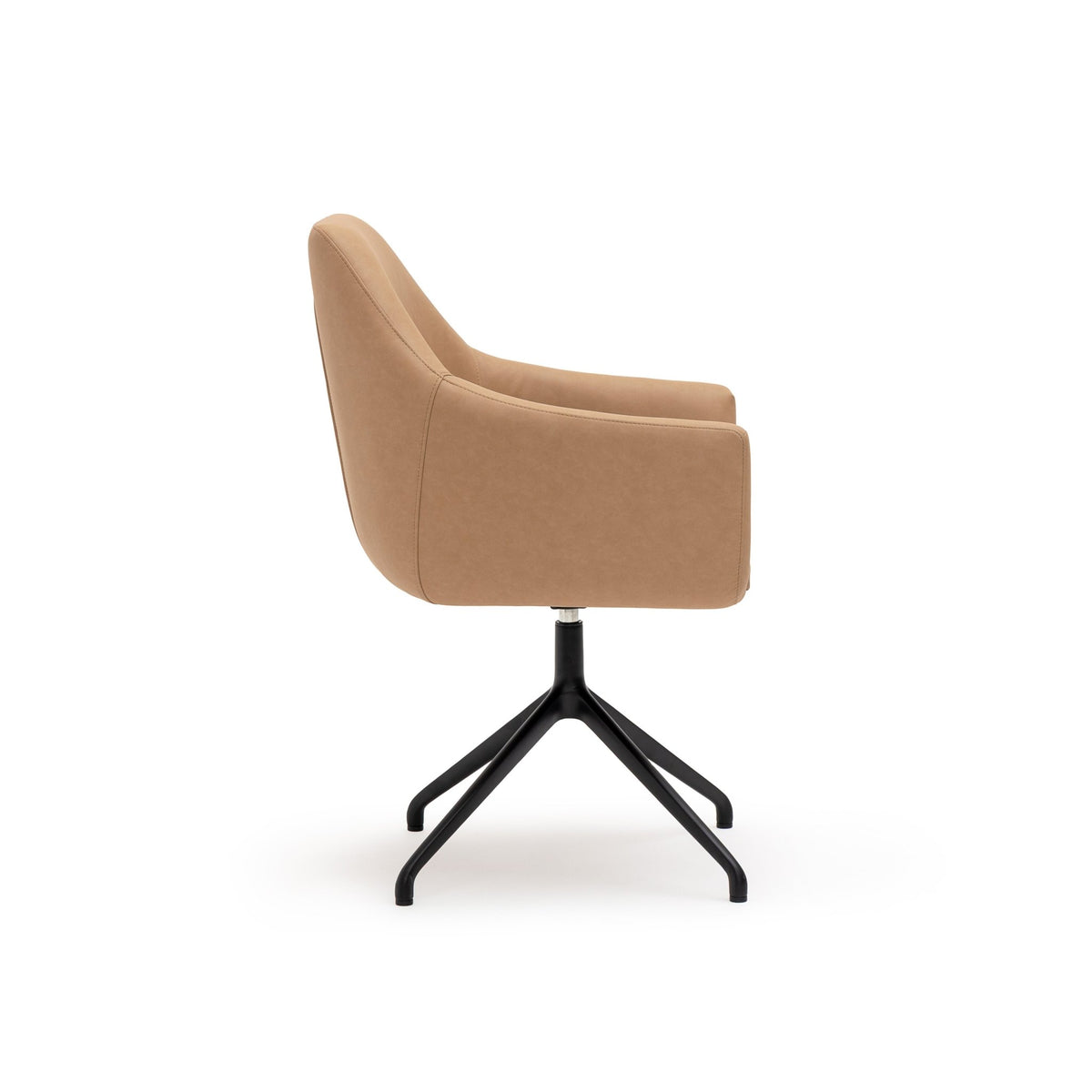 Oliver Desk Chair - Tan Vegan Leather