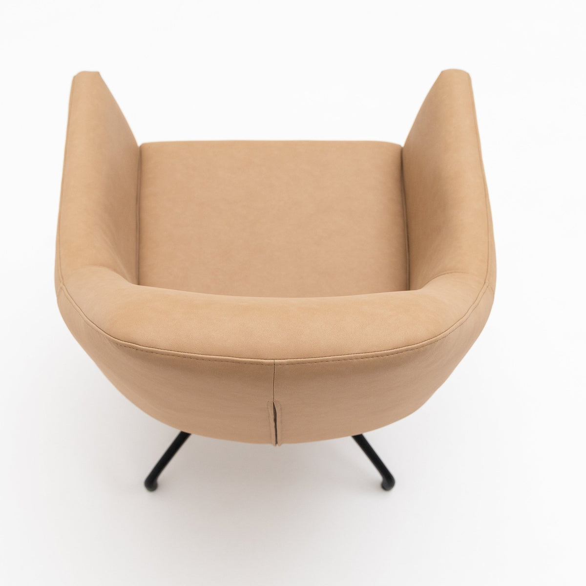 Oliver Desk Chair - Tan Vegan Leather