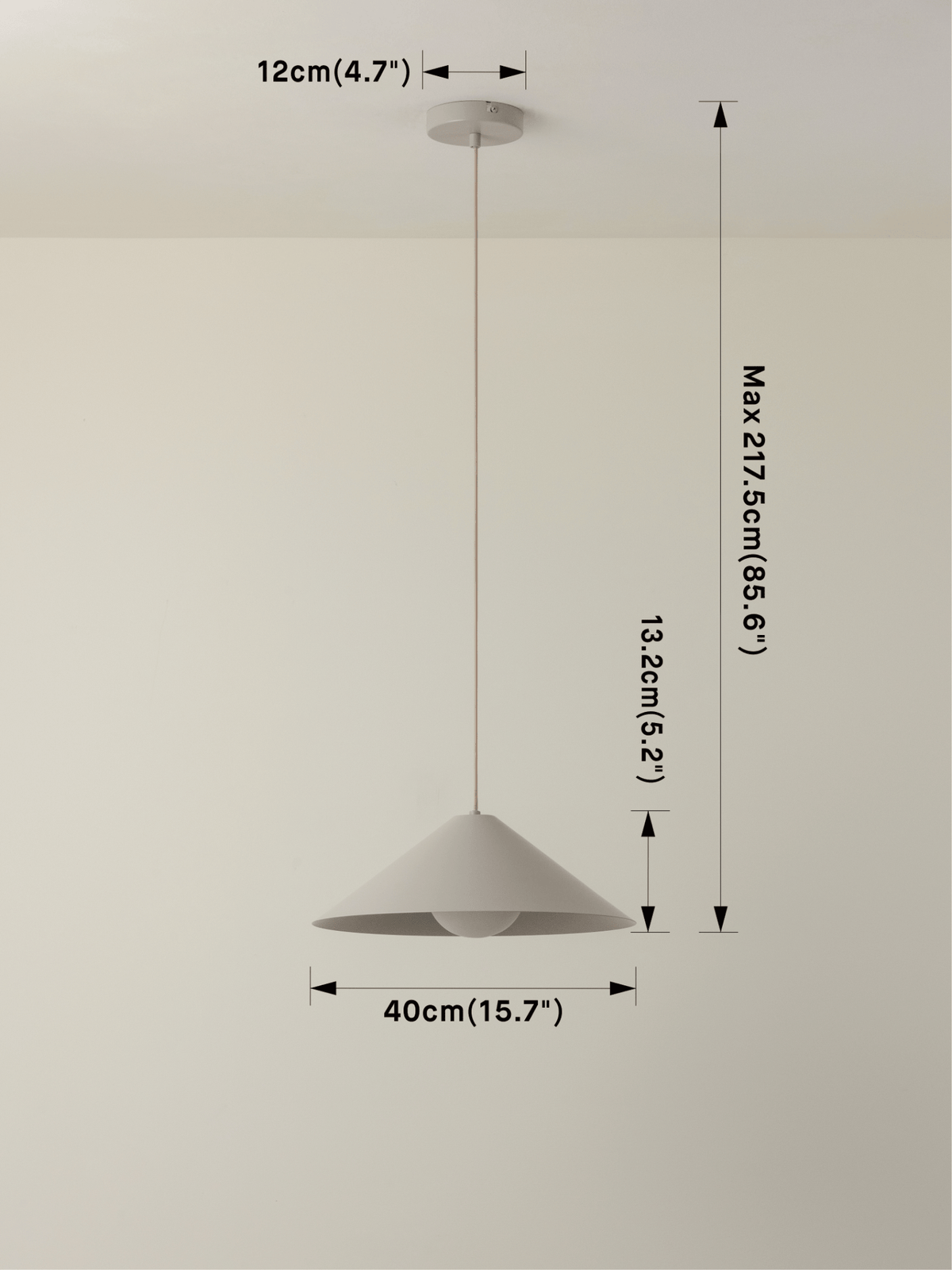 Orta 1 - Light Warm White And Opal Ceiling Pendant