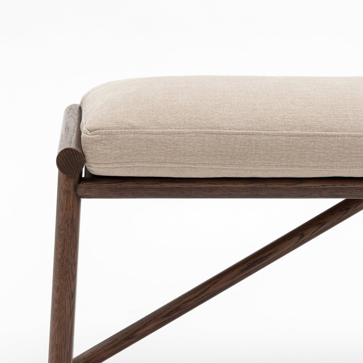 Osaka Bench - Espresso Oak & Colcha Candelabra