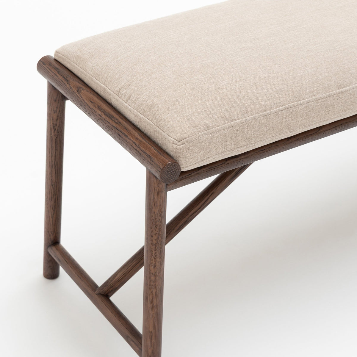 Osaka Bench - Espresso Oak & Colcha Candelabra