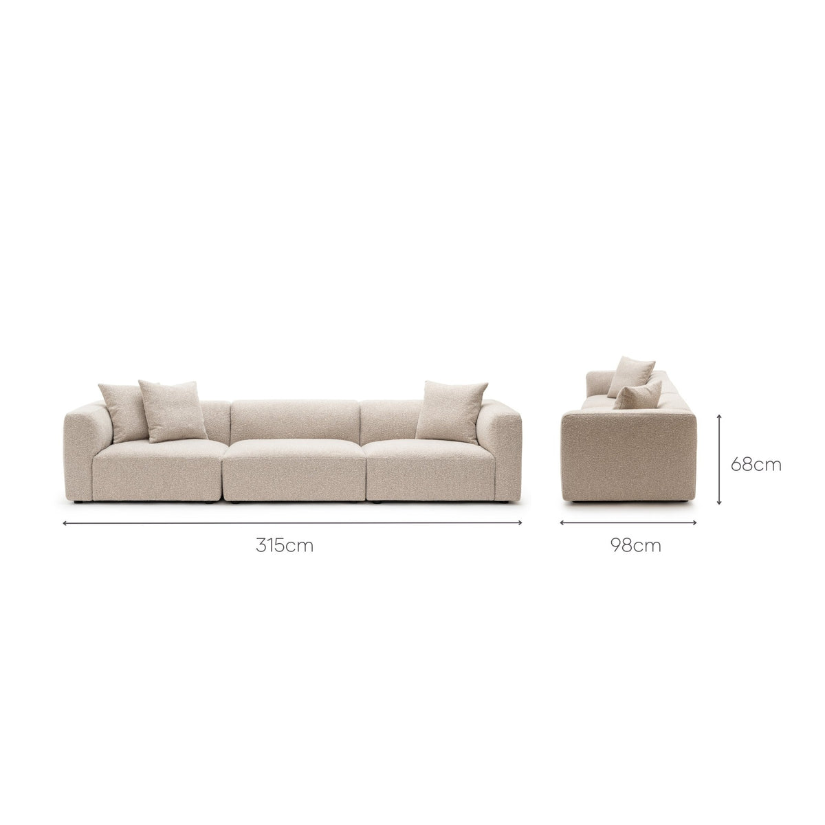 Osaka Modular Sofa - Brown