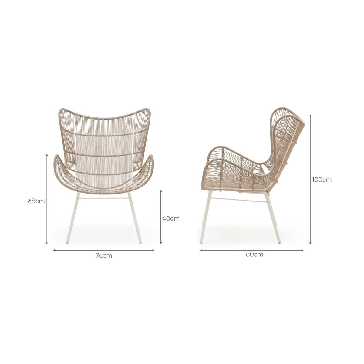 Palma Wingchair - Linen