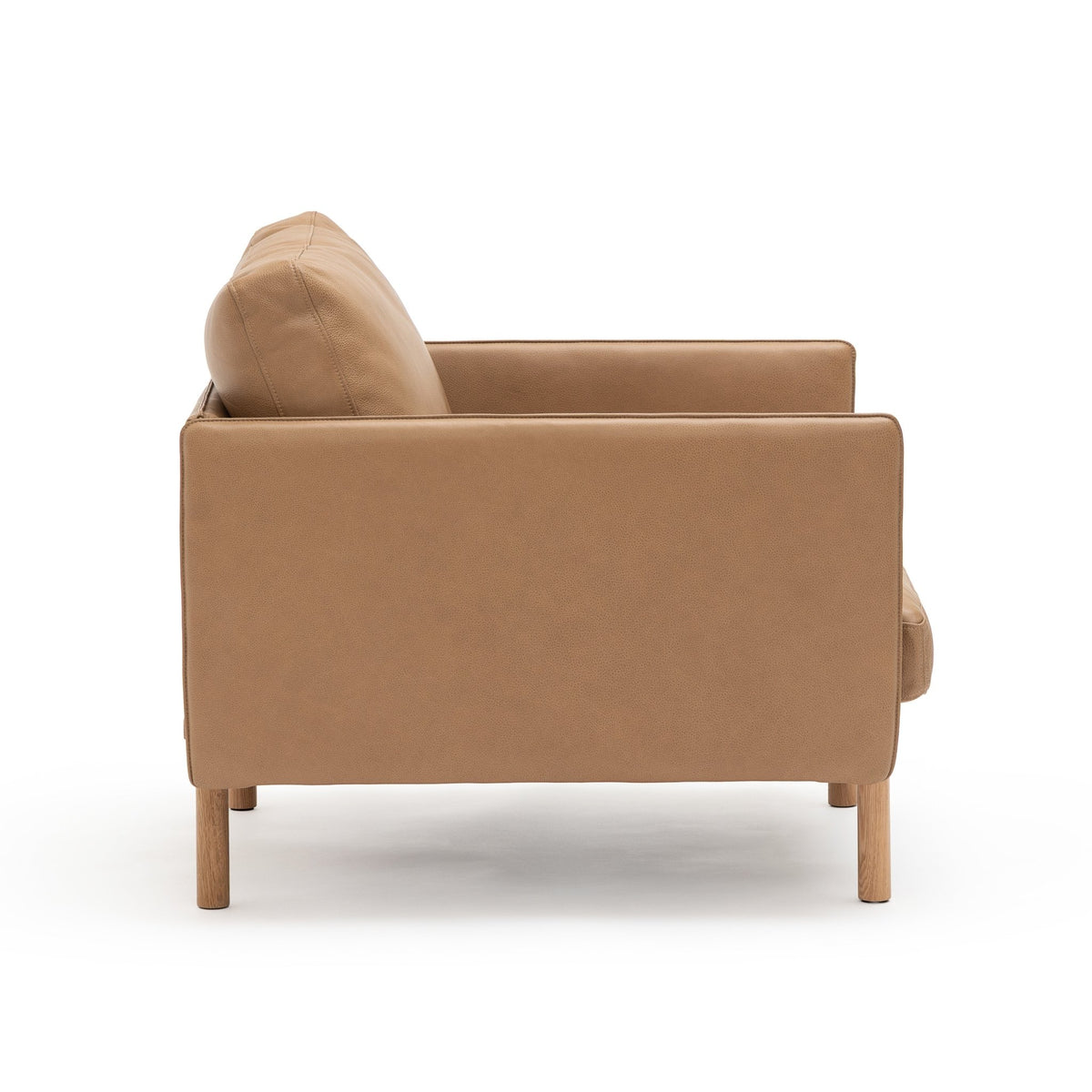 Pensive Chair - Light Oak & Pecan Leather