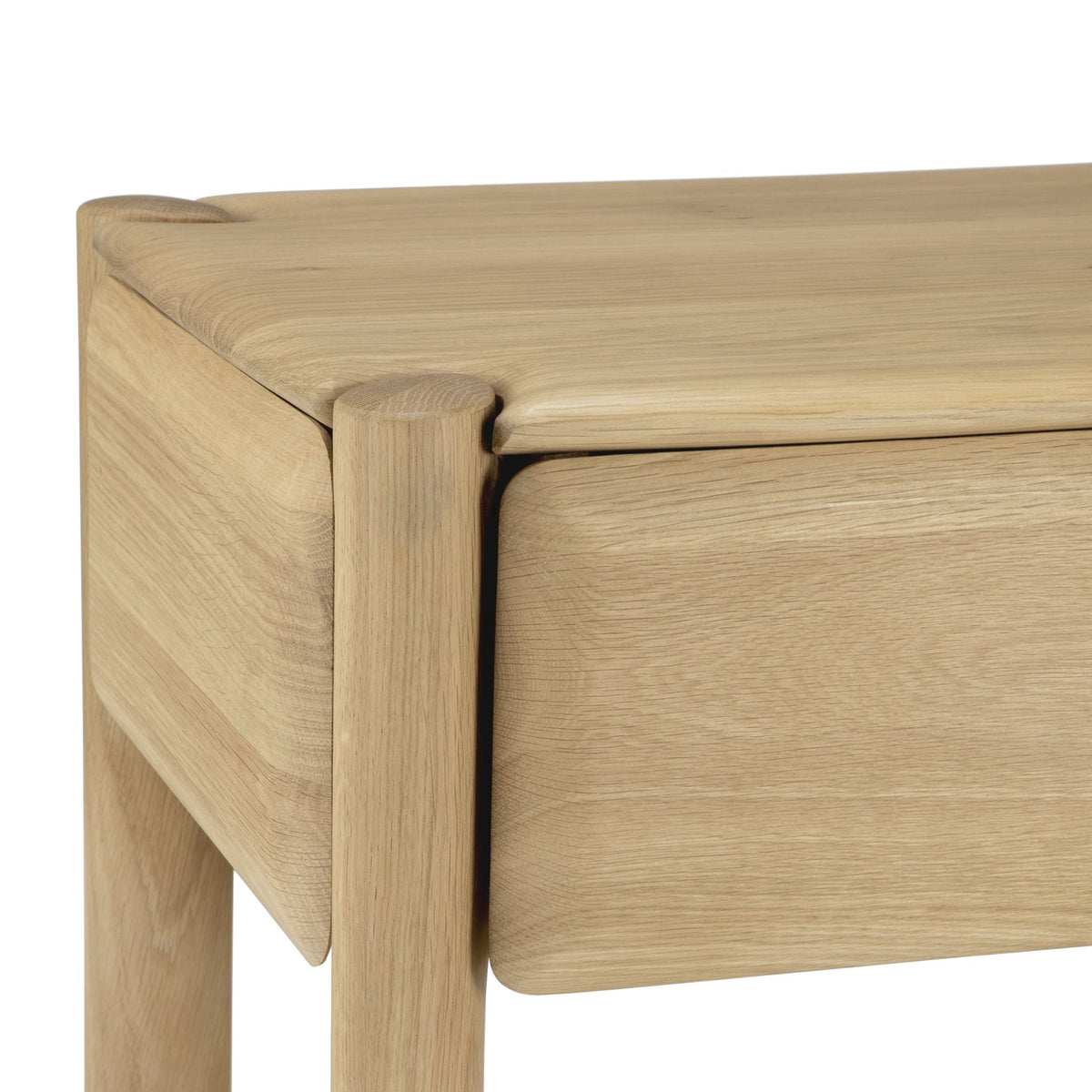 PI Bedside Table - Oak - Bedside Tables Ethnicraft Loom Collection Dubai