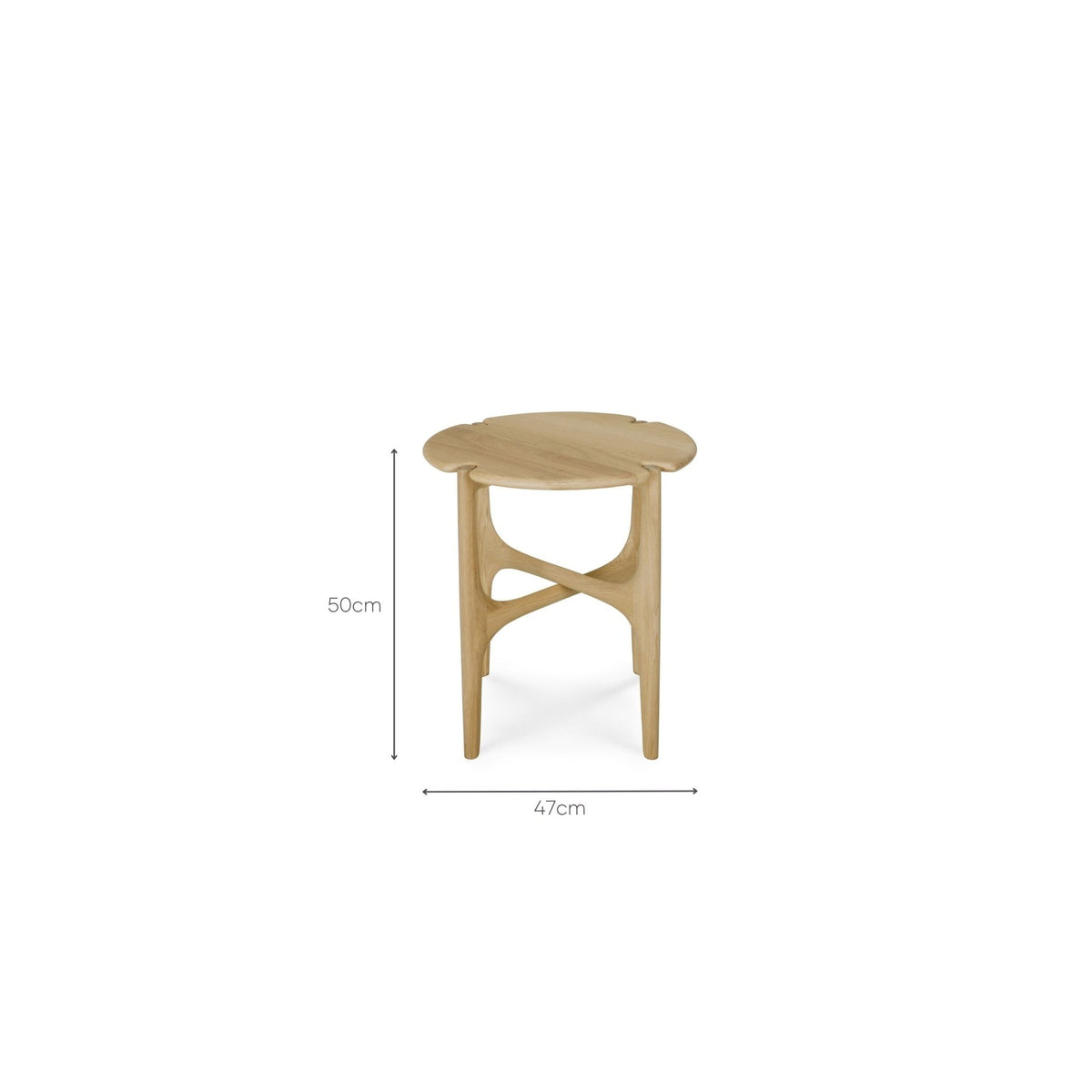 Pi Side Table - Oak - Side Tables Ethnicraft Loom Collection Dubai
