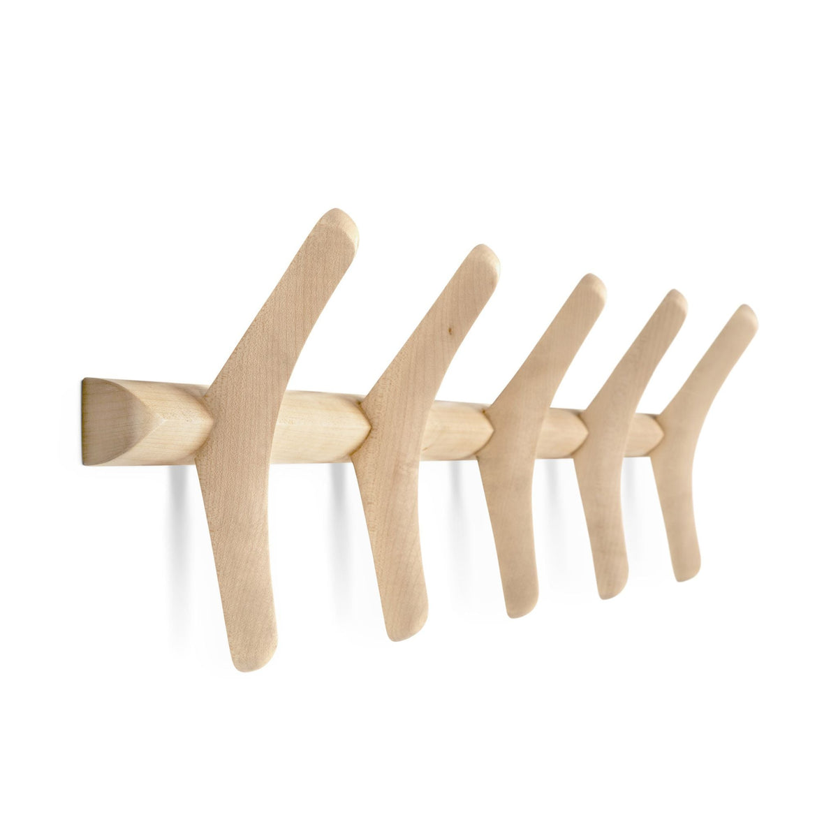 PI Wall Coat Rack - Sycamore - Shelving Ethnicraft Loom Collection Dubai