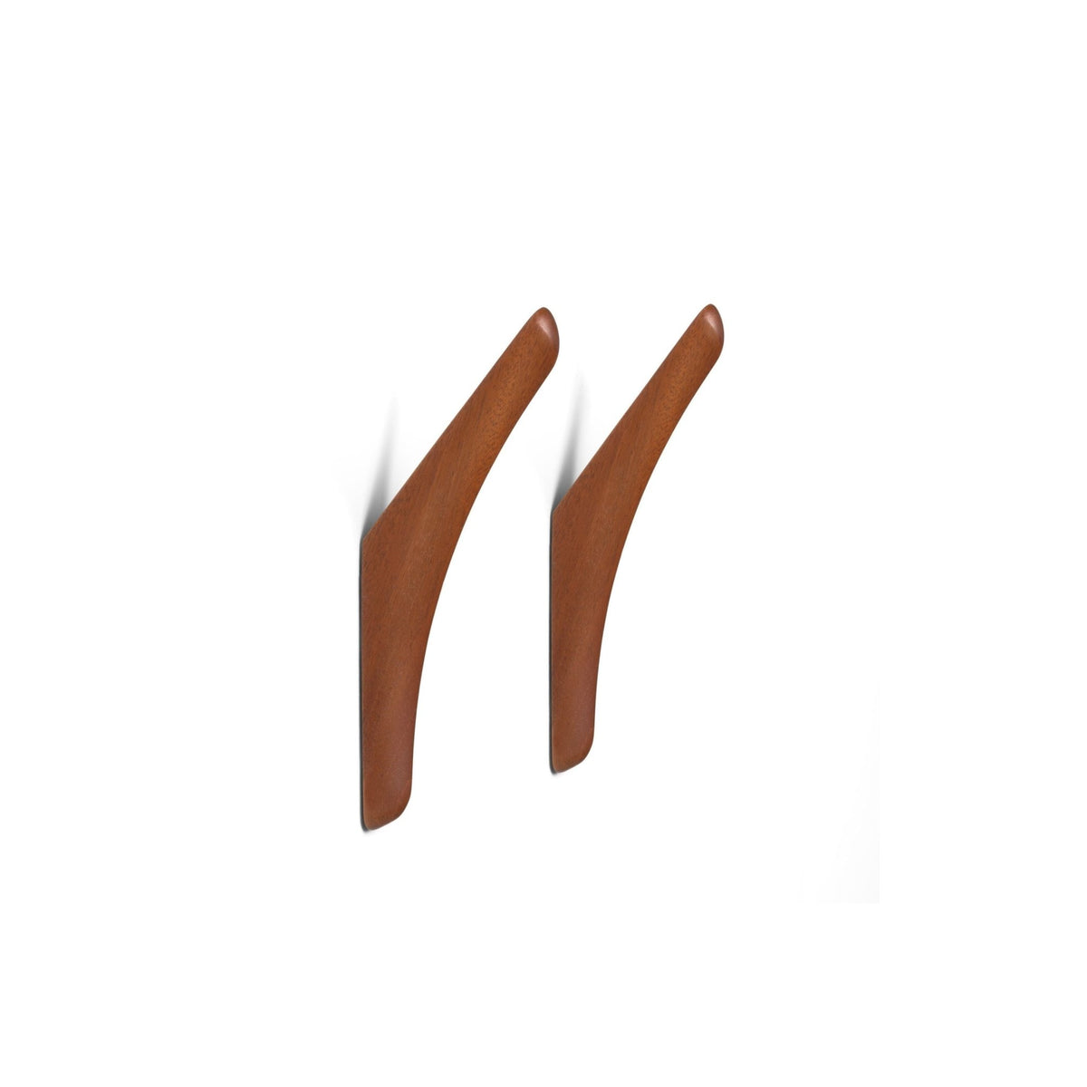 Pi Wall Hanger - Varnished Mahogany - Set Of 2 - Shelving Ethnicraft Loom Collection Dubai