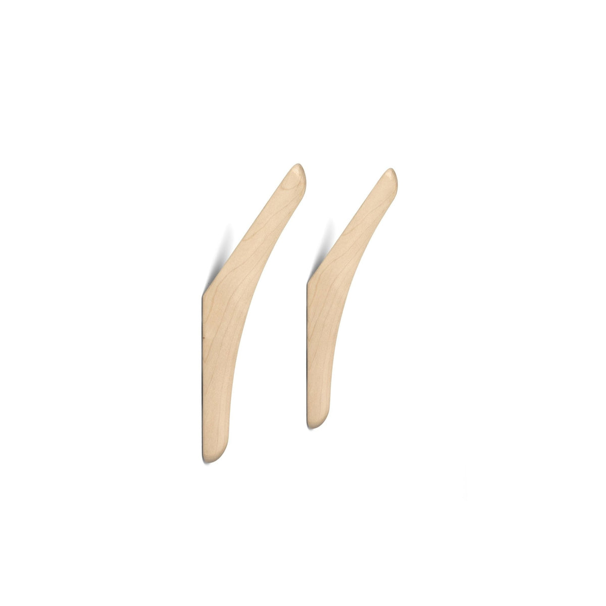 Pi Wall Hanger - Varnished Sycamore - Set Of 2 - Shelving Ethnicraft Loom Collection Dubai
