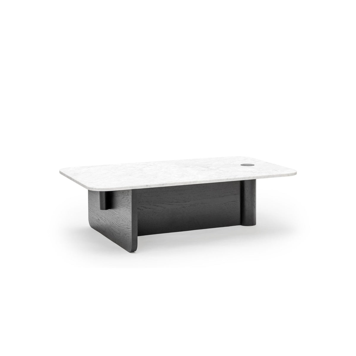 Pivot Coffee Table - Black Oak & Marble - Coffee Tables Natadora Loom Collection Dubai
