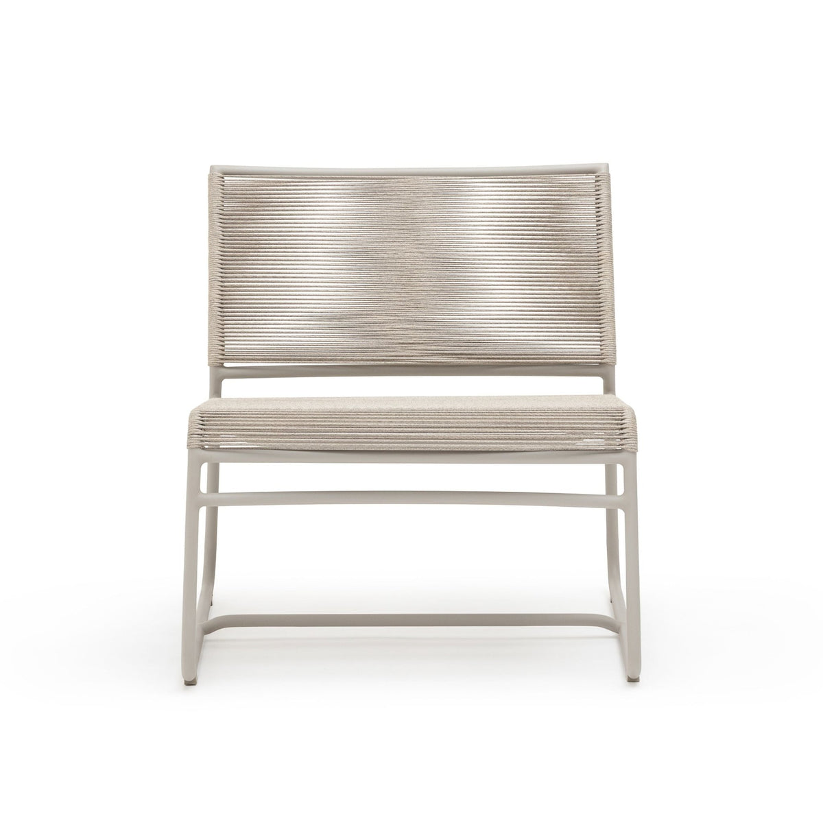 Play Lounge Chair - Greige - Outdoor Occasional Chairs Loom Collection Loom Collection Dubai