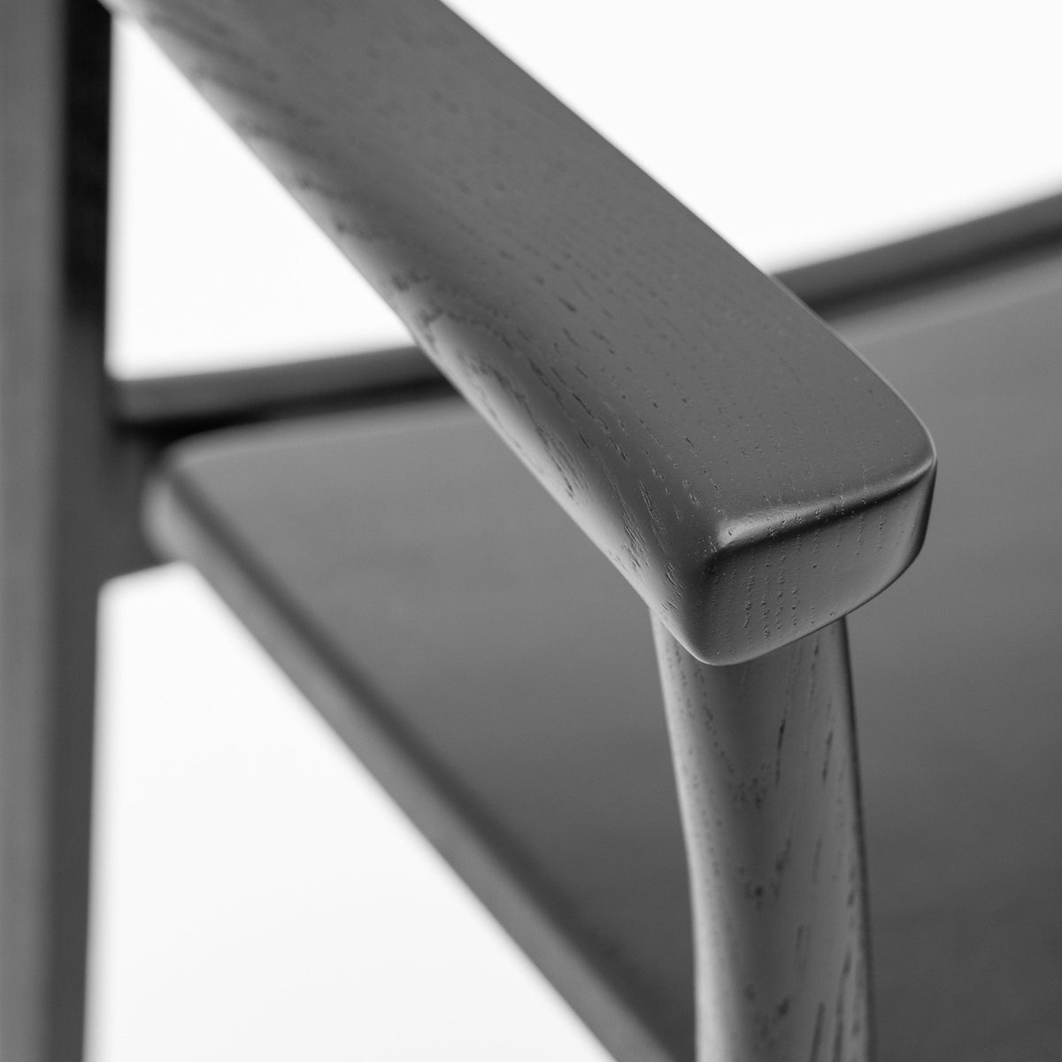 Poise Armchair - Black Oak