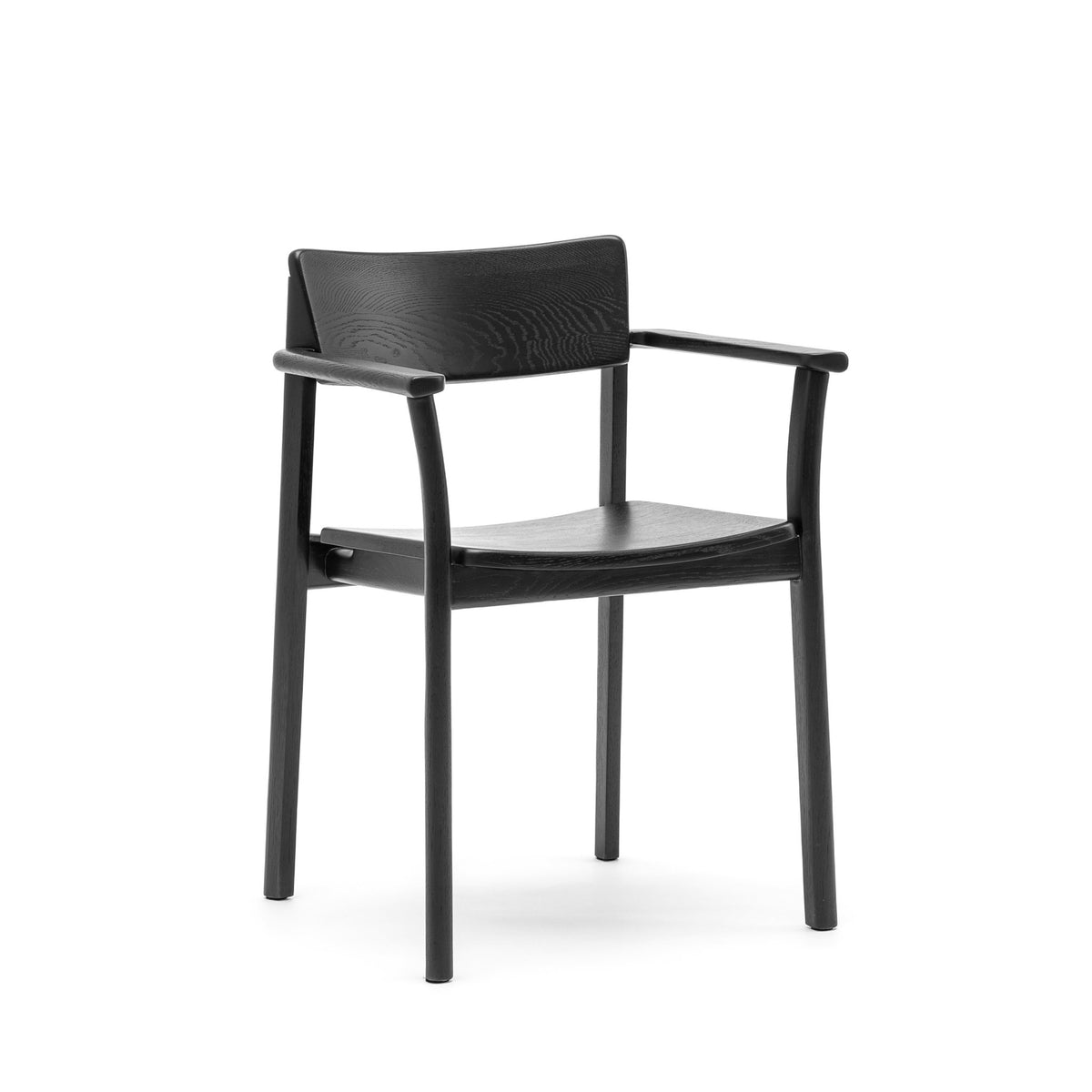 Poise Armchair - Black Oak