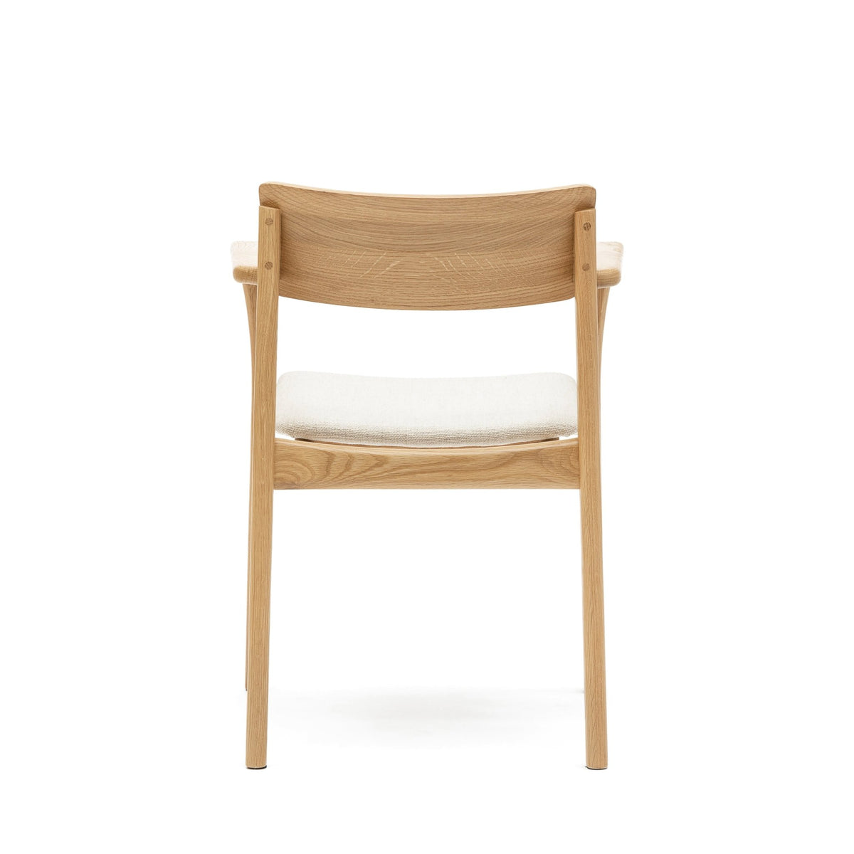 Poise Armchair - Light Oak & Oatmeal