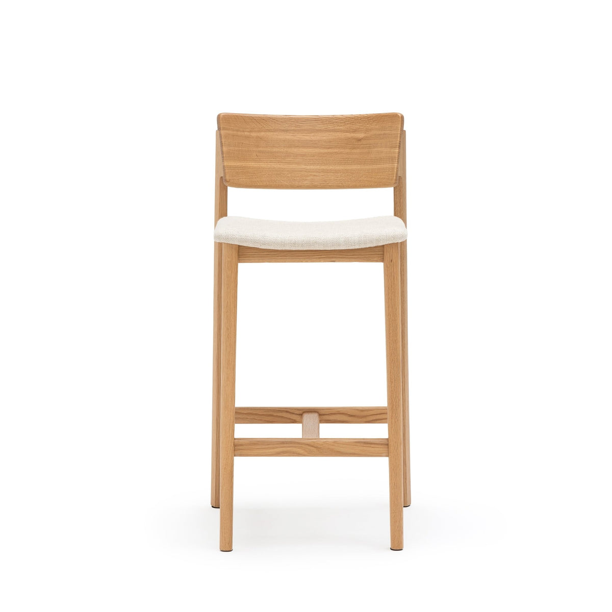 Poise Counter Chair - Light Oak & Oatmeal