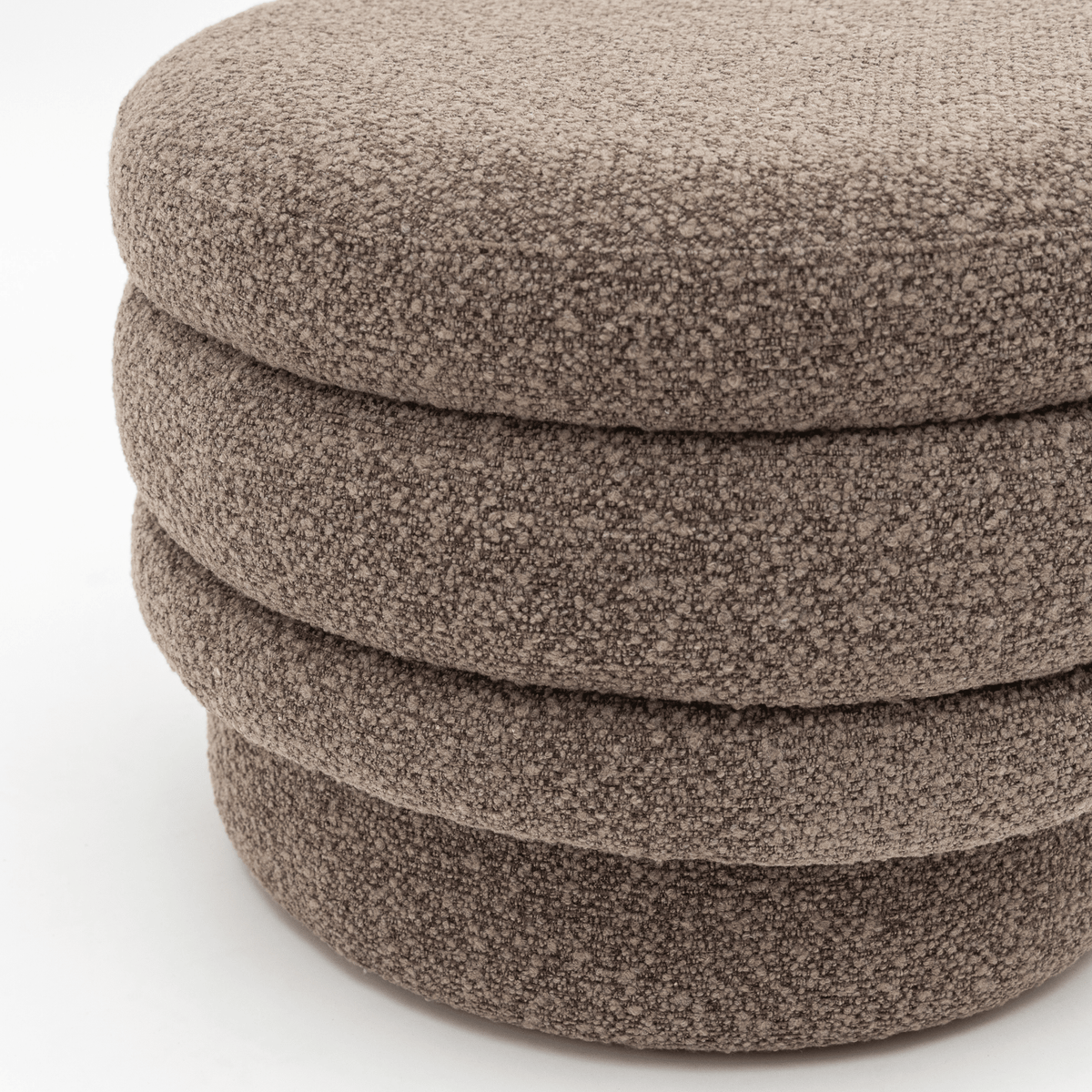 Popper Ottoman - Mocha - Ottomans Loom Collection Loom Collection Dubai