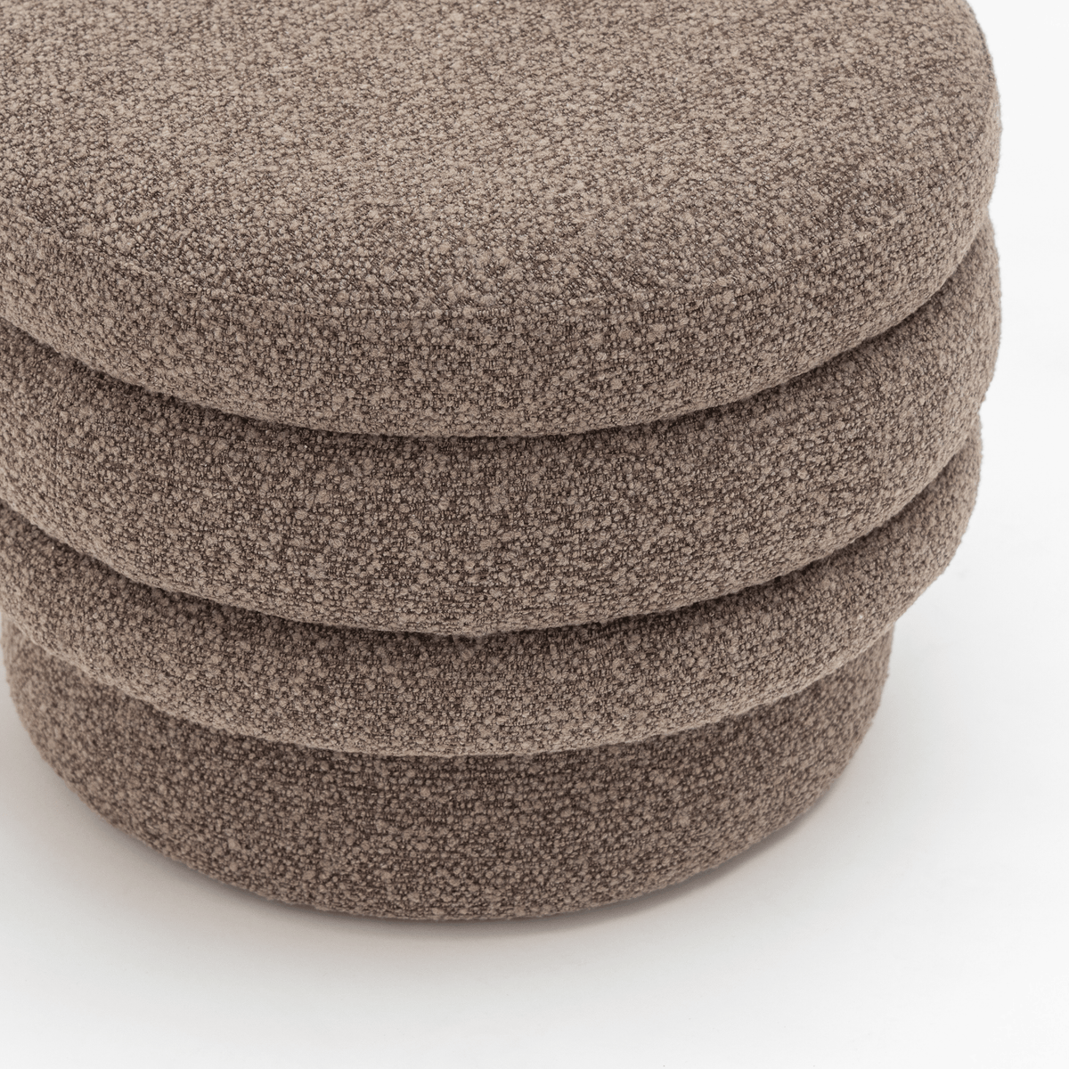 Popper Ottoman - Mocha - Ottomans Loom Collection Loom Collection Dubai