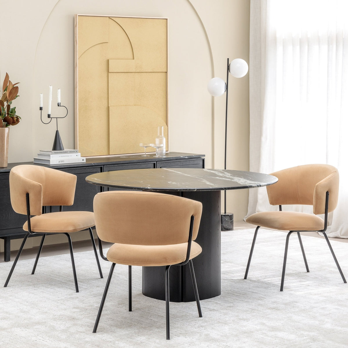 Porto Dining Chair - Toffee